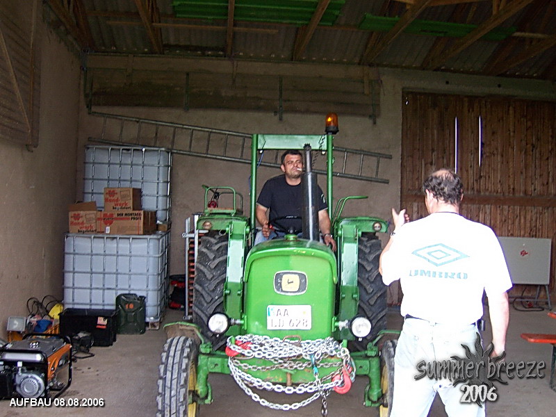 Aufbau 07.08. – 13.08.2006 (Summer Breeze 2006)