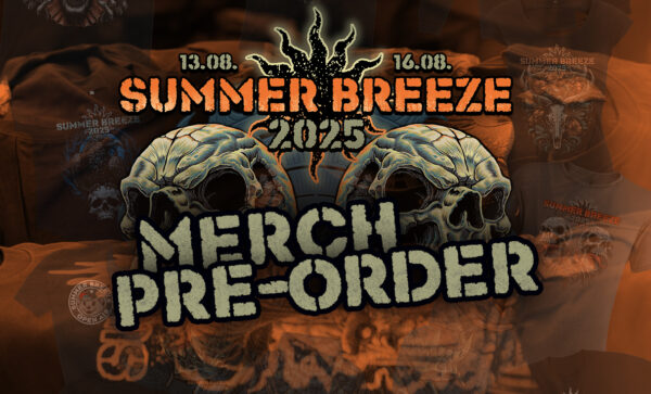 News image with part of the 2025 logo and the headline Merch Pre-Order.