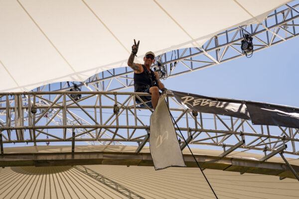 Impression des Aufbaus beim Summer Breeze 2025