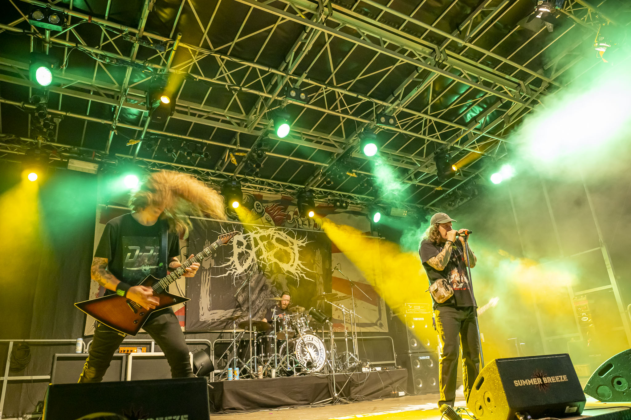 Bild vom Liveauftritt der Band Baest beim Summer Breeze 2025