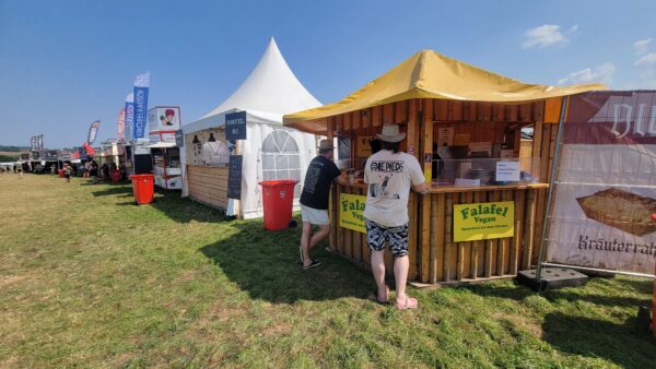 Bild der Veganer Food-Stände