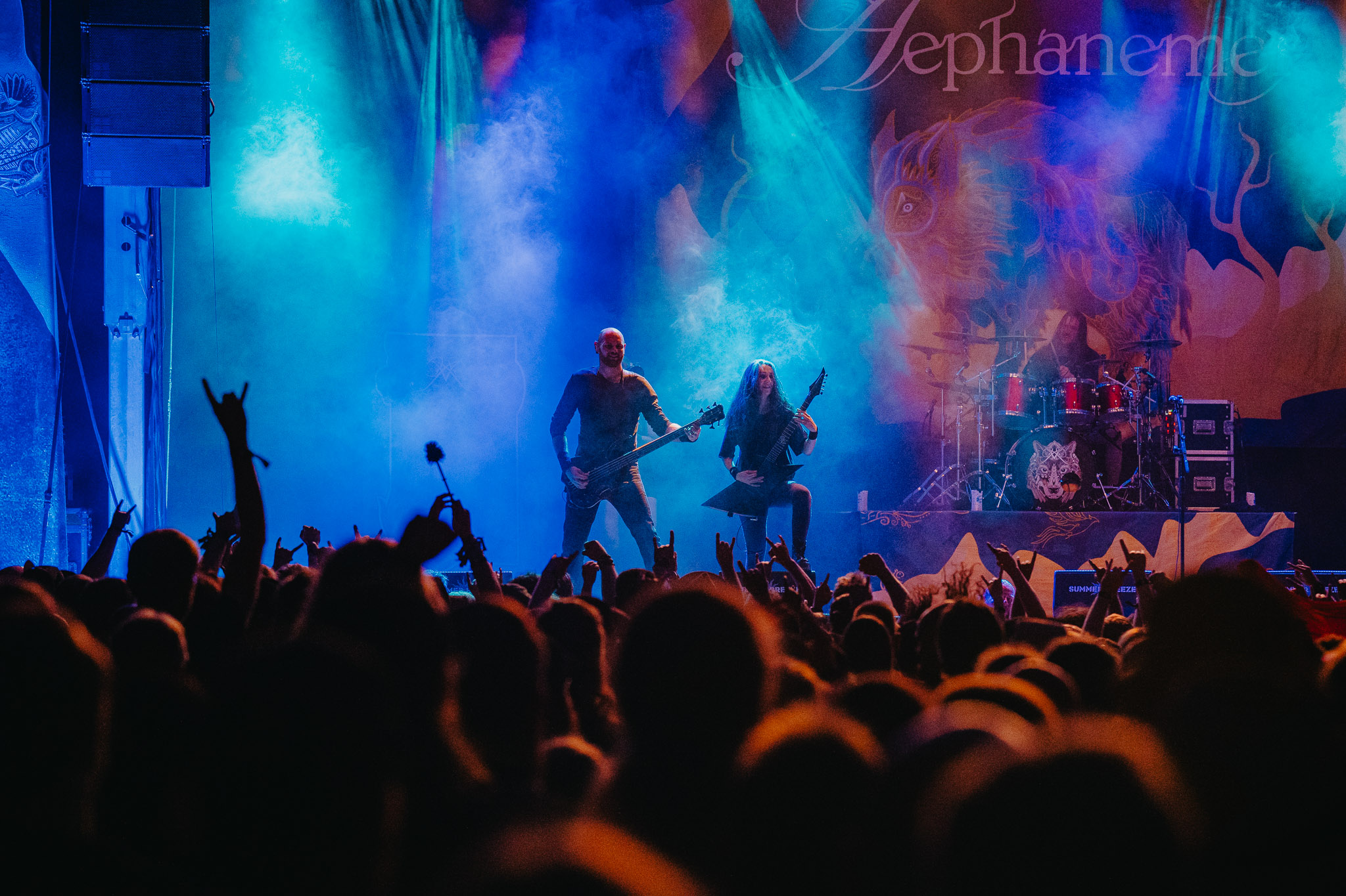 Bild vom Liveauftritt der Band Aephanemer beim Summer Breeze 2025