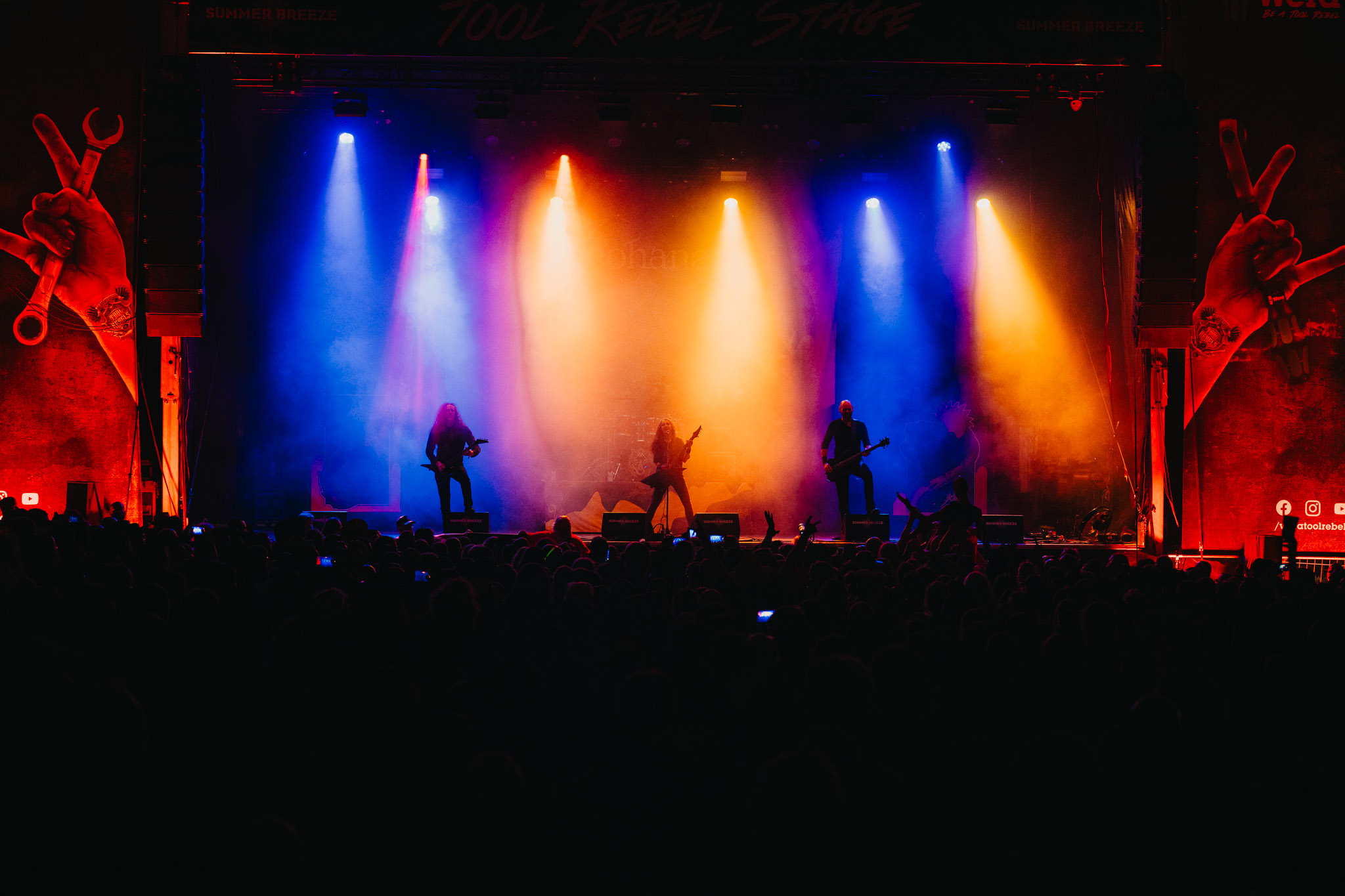 Bild vom Liveauftritt der Band Aephanemer beim Summer Breeze 2025