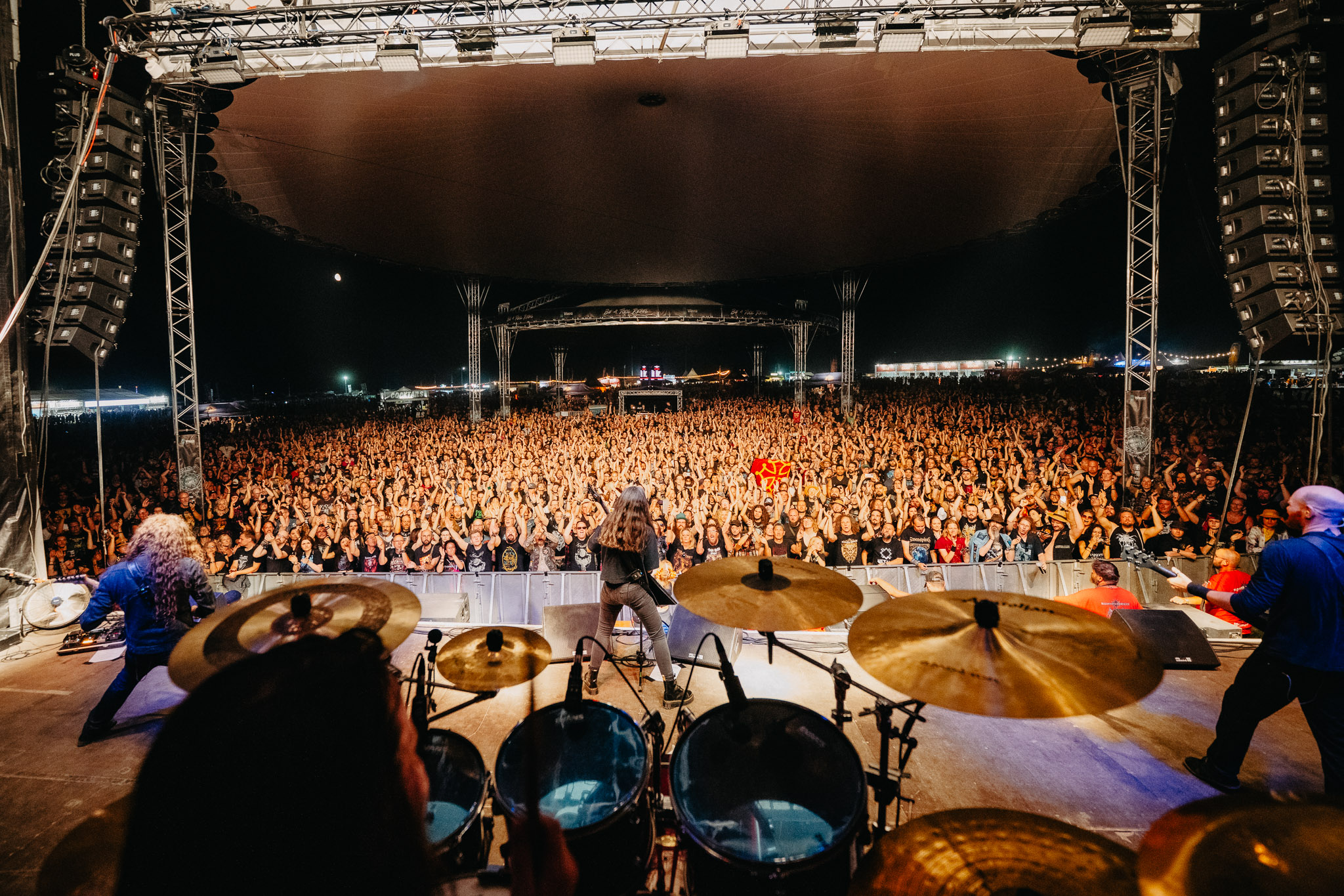 Bild vom Liveauftritt der Band Aephanemer beim Summer Breeze 2025