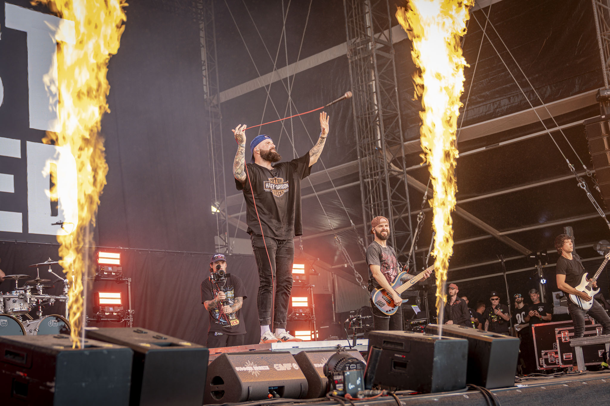 Bild vom Liveauftritt der Band August Burns Red beim Summer Breeze 2025