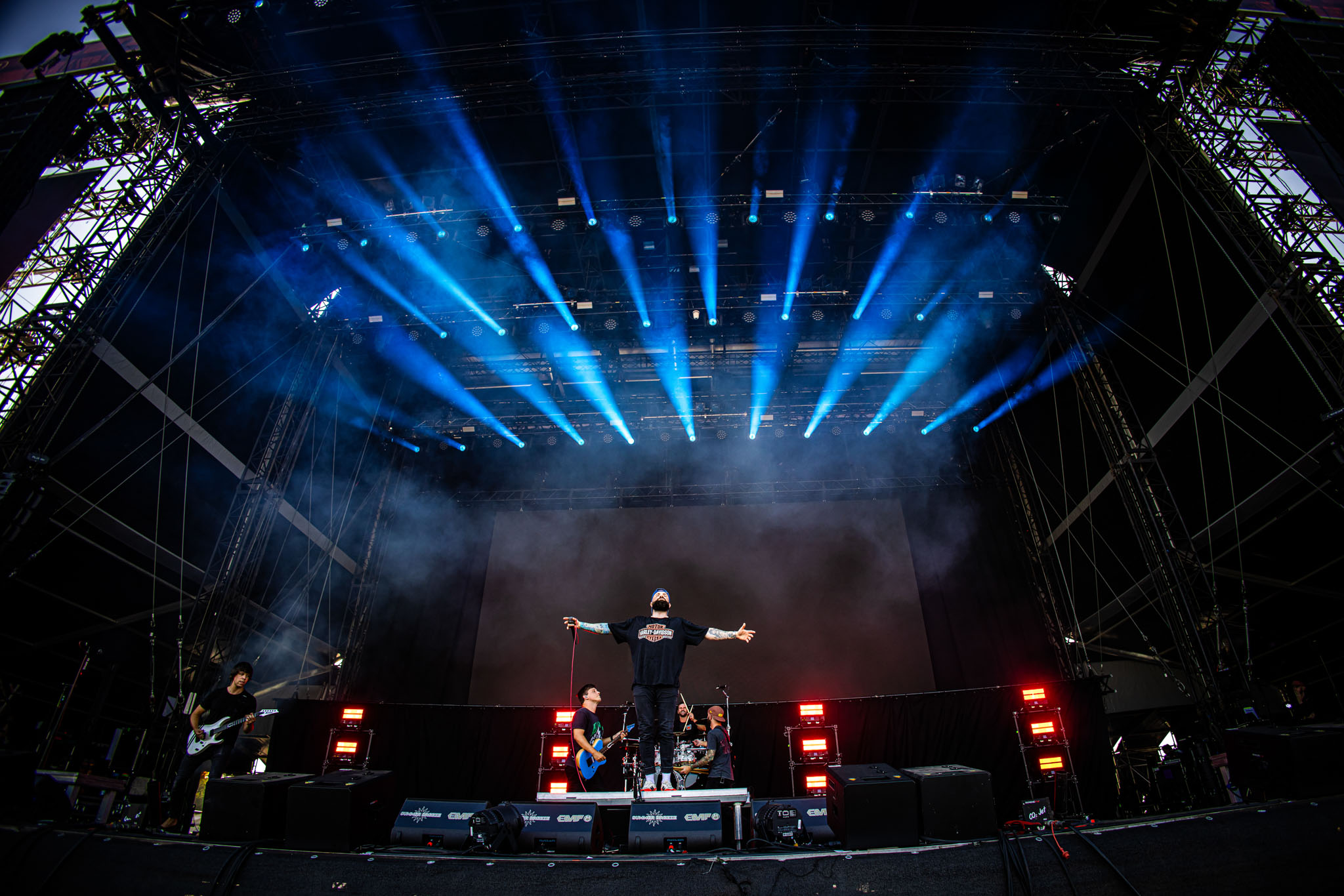 Bild vom Liveauftritt der Band August Burns Red beim Summer Breeze 2025