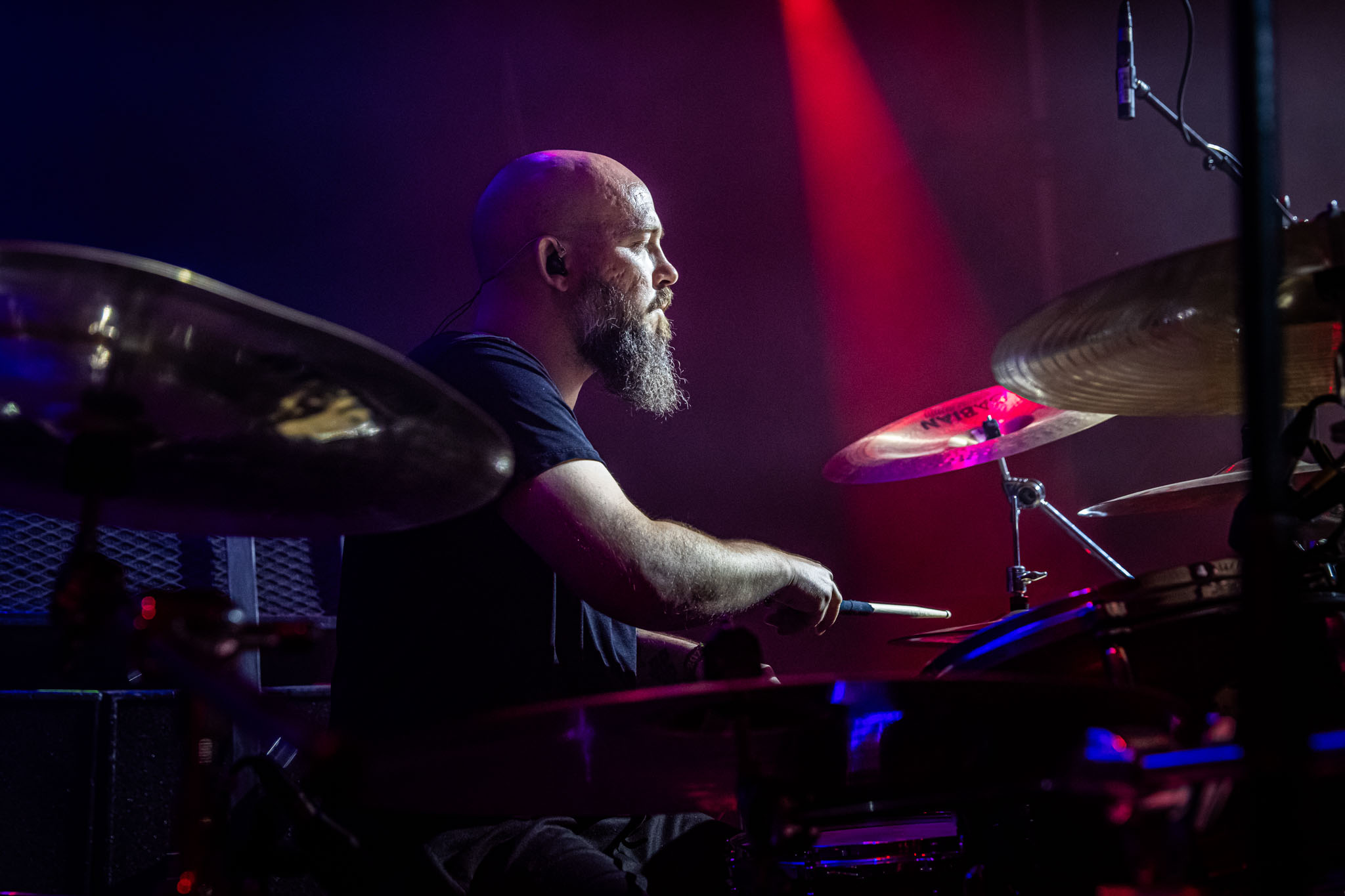 Bild vom Liveauftritt der Band Borknagar beim Summer Breeze 2025