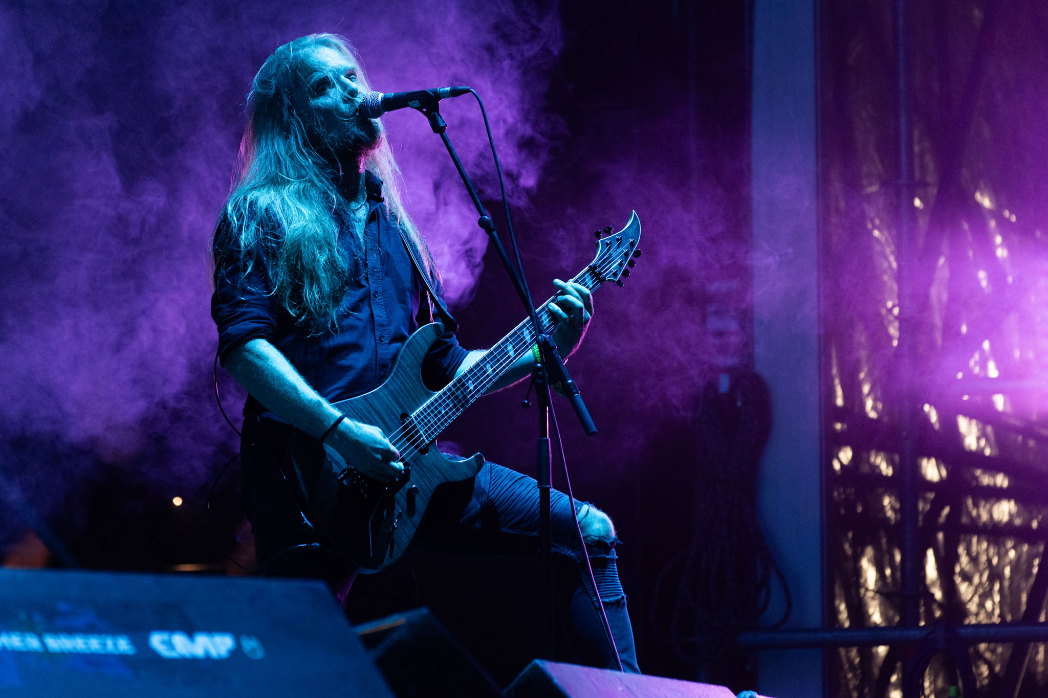 Bild vom Liveauftritt der Band Borknagar beim Summer Breeze 2025