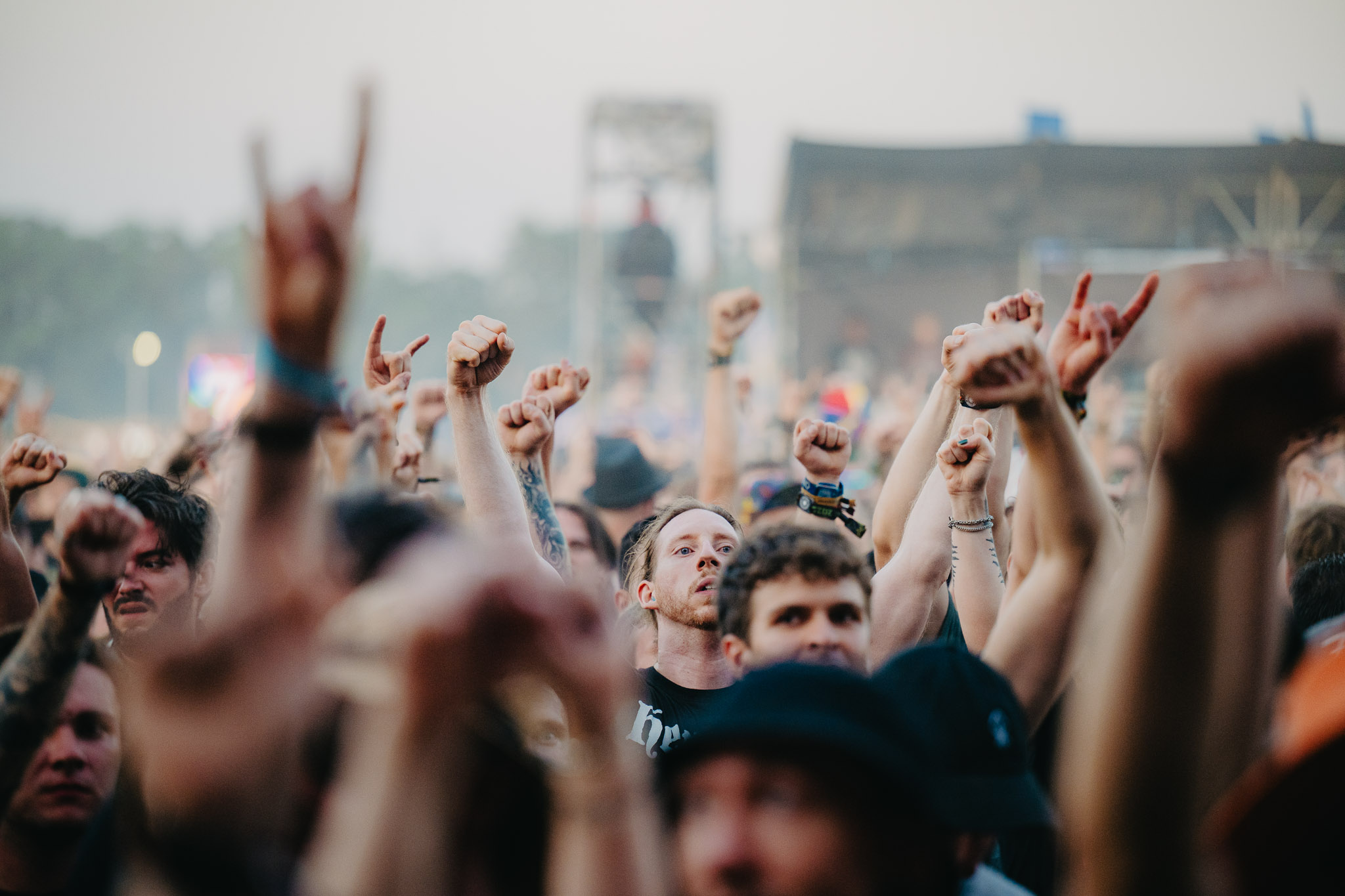 Bild vom Liveauftritt der Band Crystal Lake beim Summer Breeze 2025