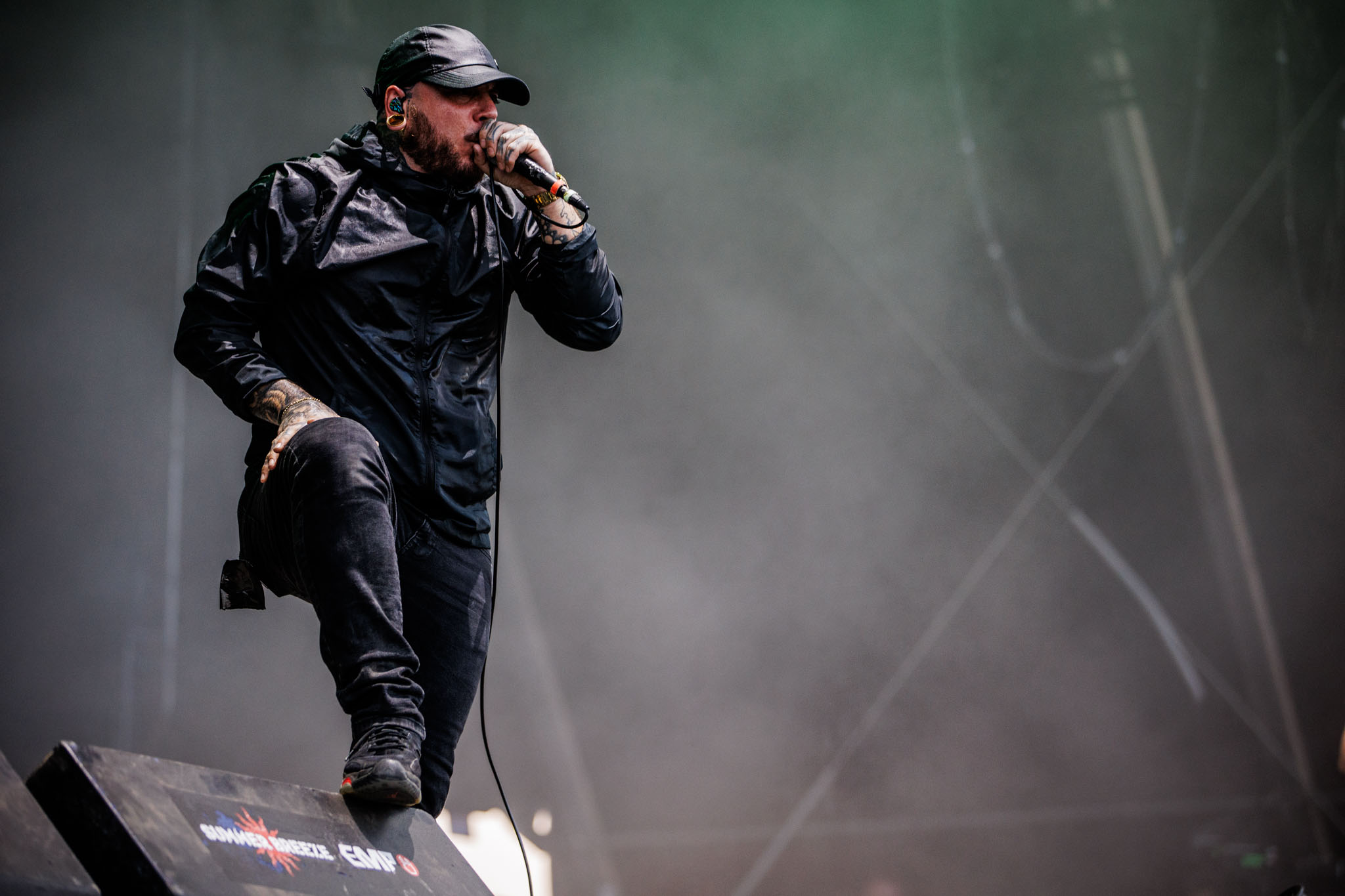 Bild vom Liveauftritt der Band Crystal Lake beim Summer Breeze 2025