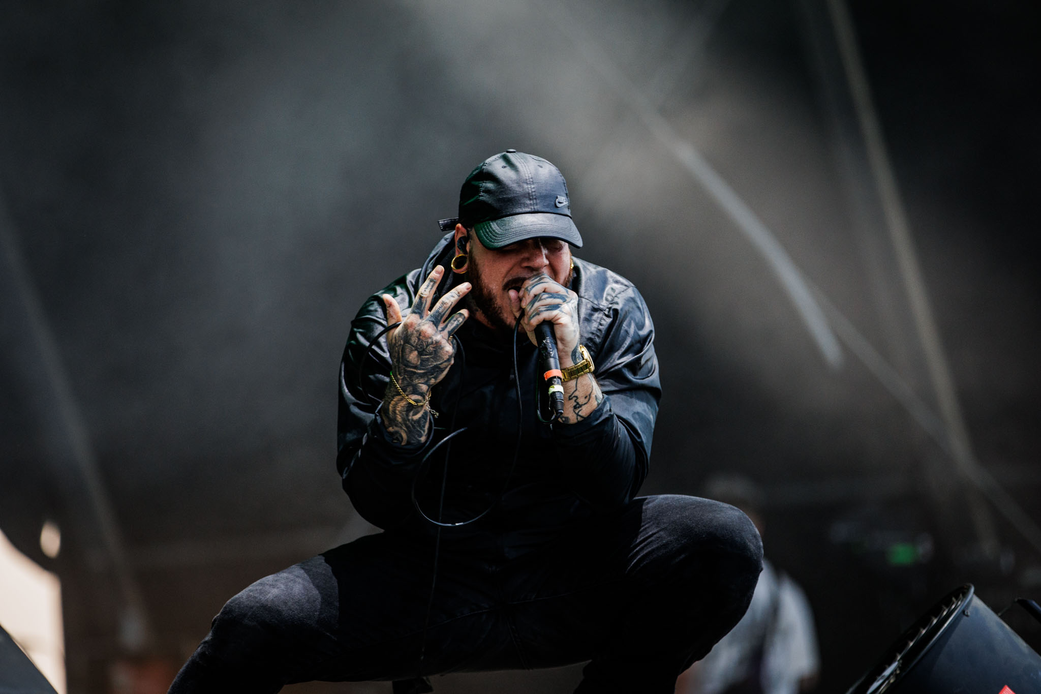 Bild vom Liveauftritt der Band Crystal Lake beim Summer Breeze 2025