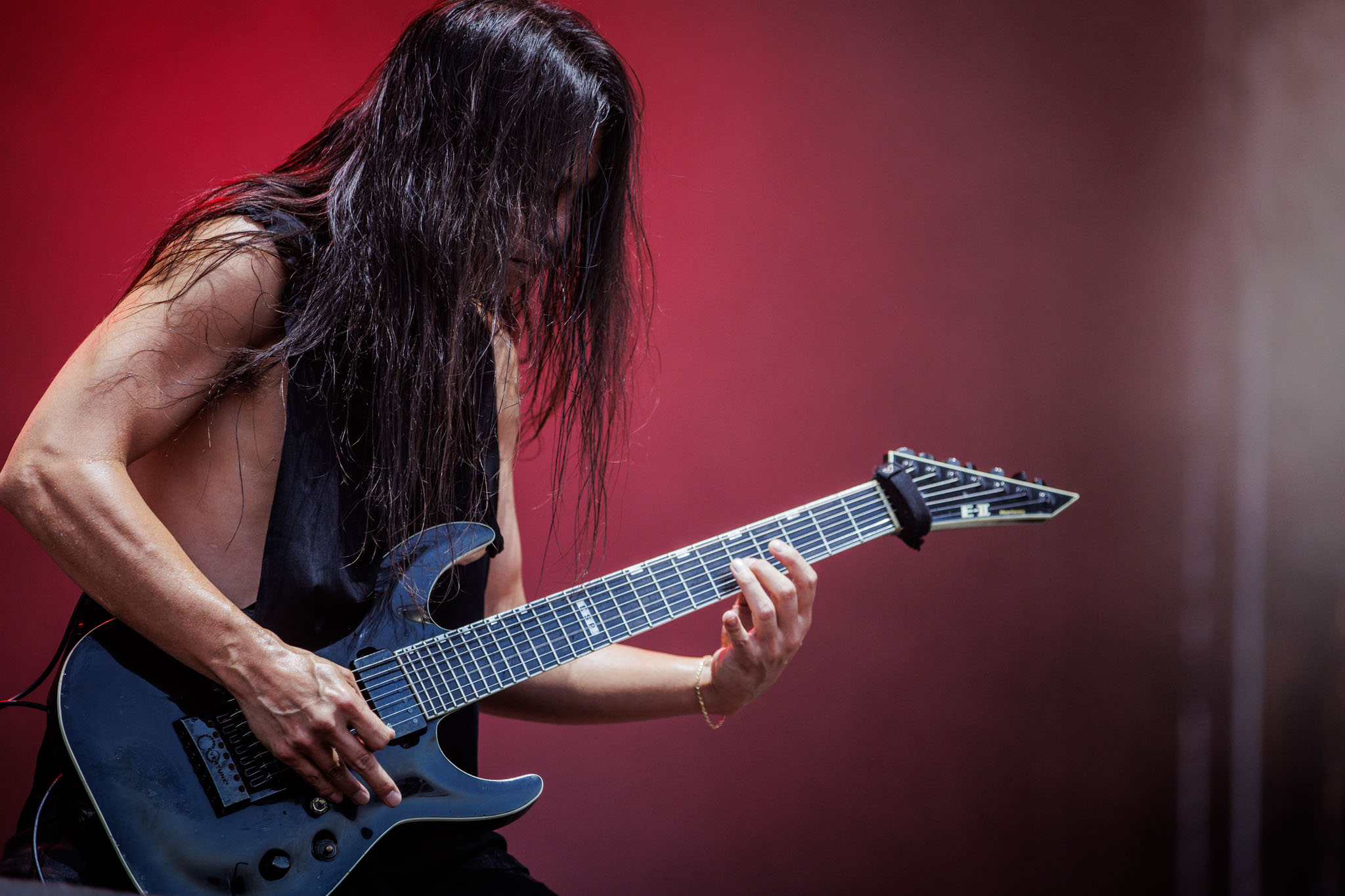 Bild vom Liveauftritt der Band Crystal Lake beim Summer Breeze 2025