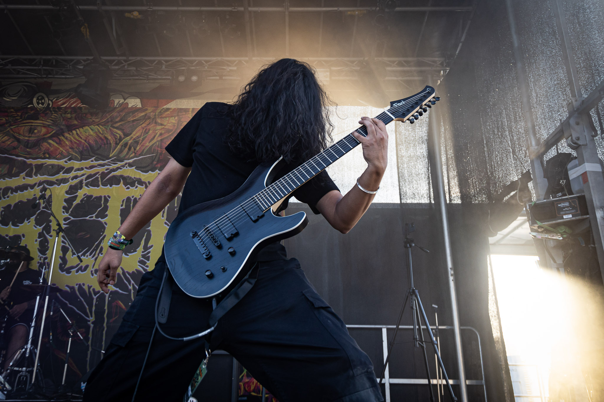 Bild vom Liveauftritt der Band Gutslit beim Summer Breeze 2025