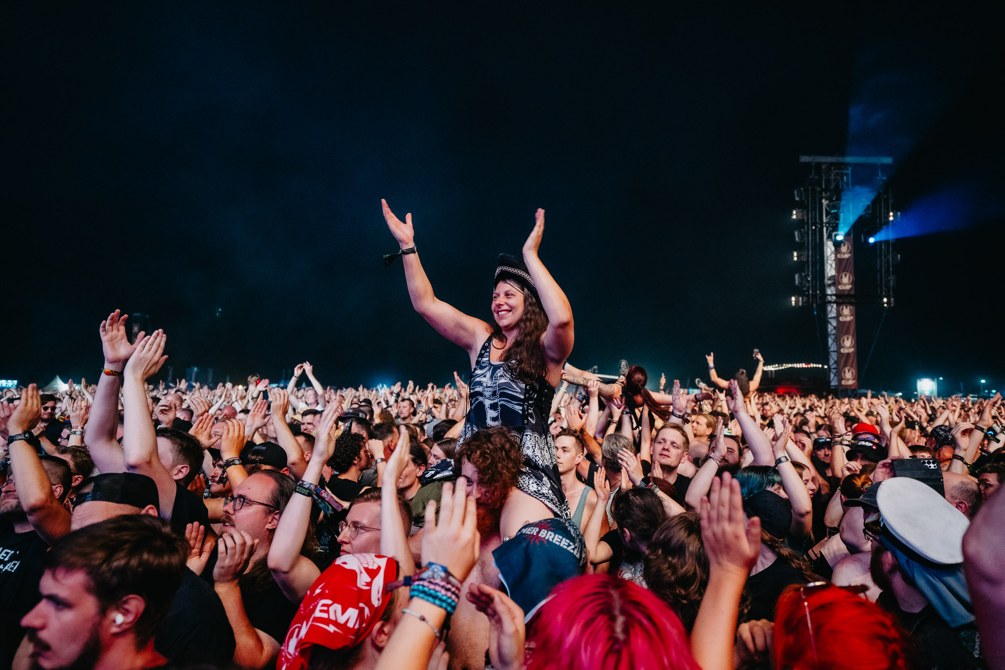 Bild vom Liveauftritt der Band In Extremo beim Summer Breeze 2025