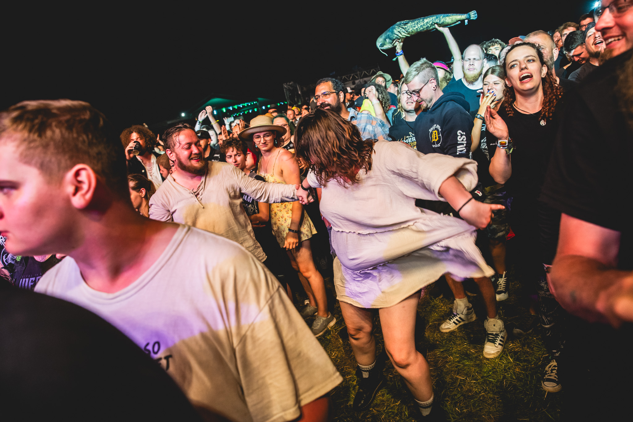 Bild vom Liveauftritt der Band Kupfergold beim Summer Breeze 2025