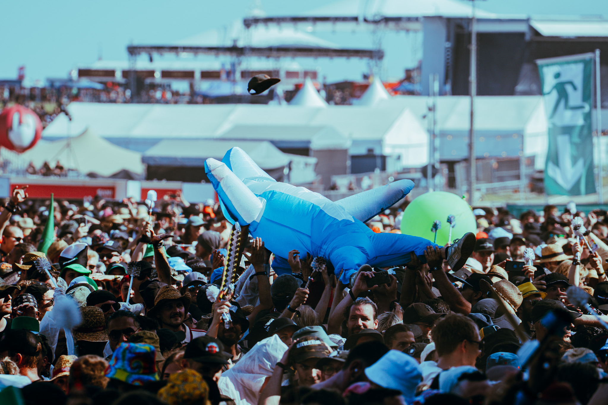 Bild vom Liveauftritt der Band Gutalax beim Summer Breeze 2025