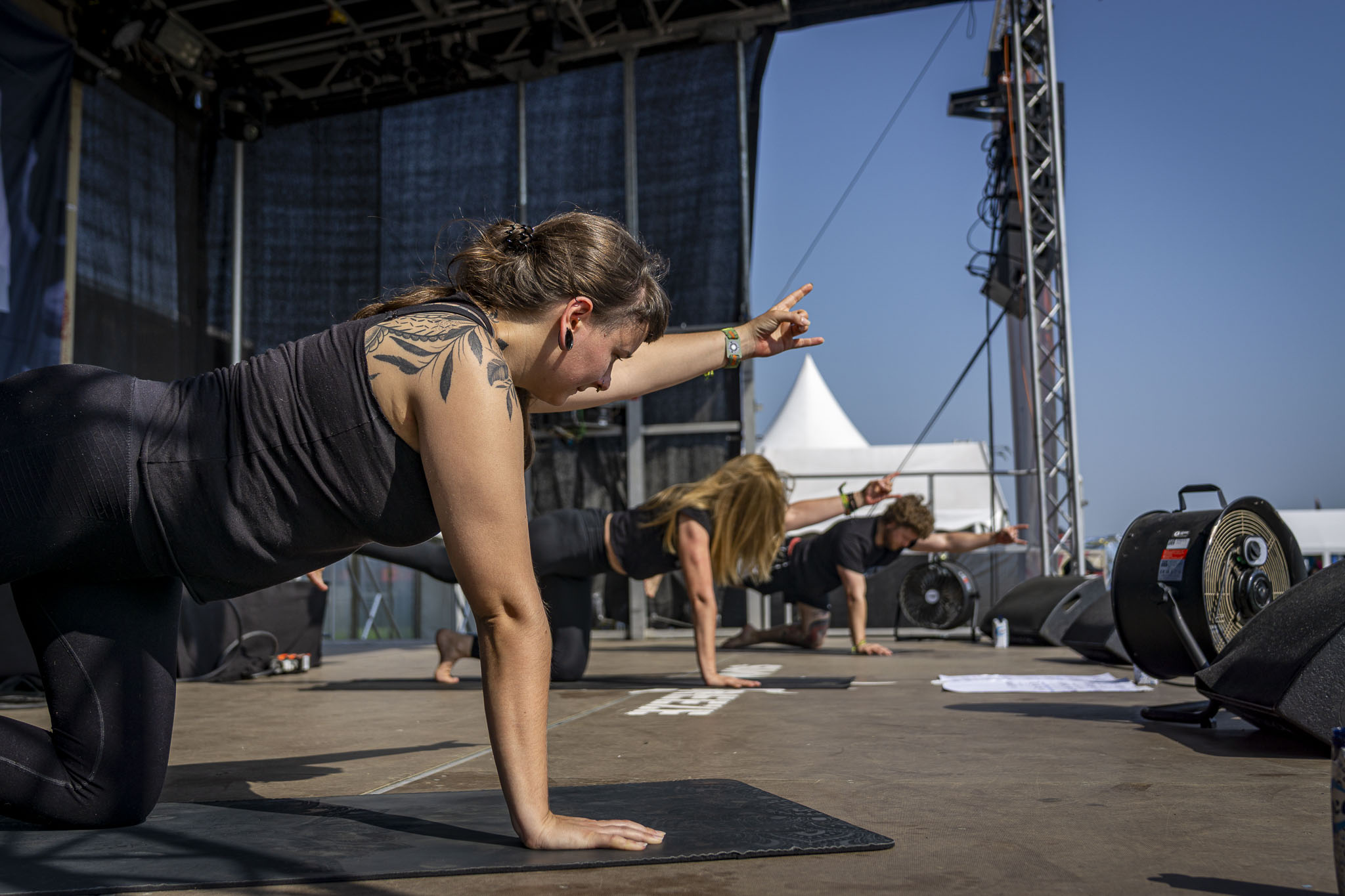 Bild vom Metal Yoga auf dem Summer Breeze 2025