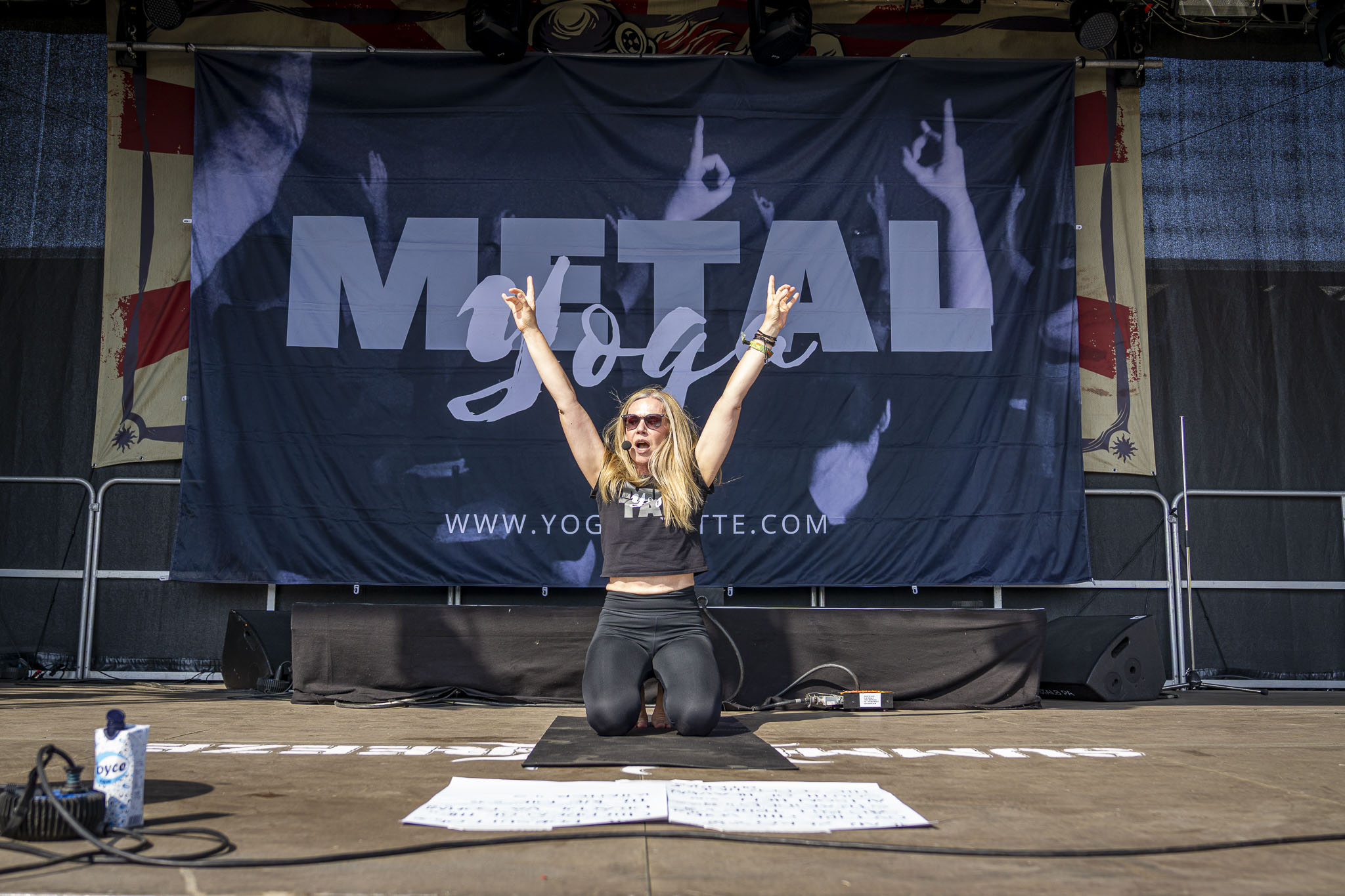 Bild vom Metal Yoga auf dem Summer Breeze 2025