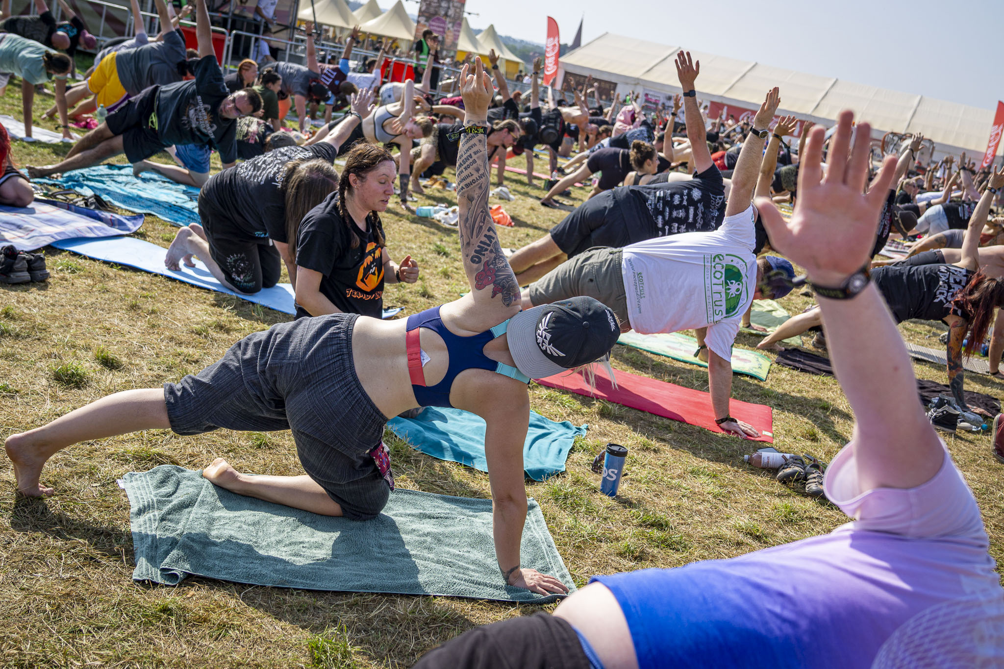 Bild vom Metal Yoga auf dem Summer Breeze 2025