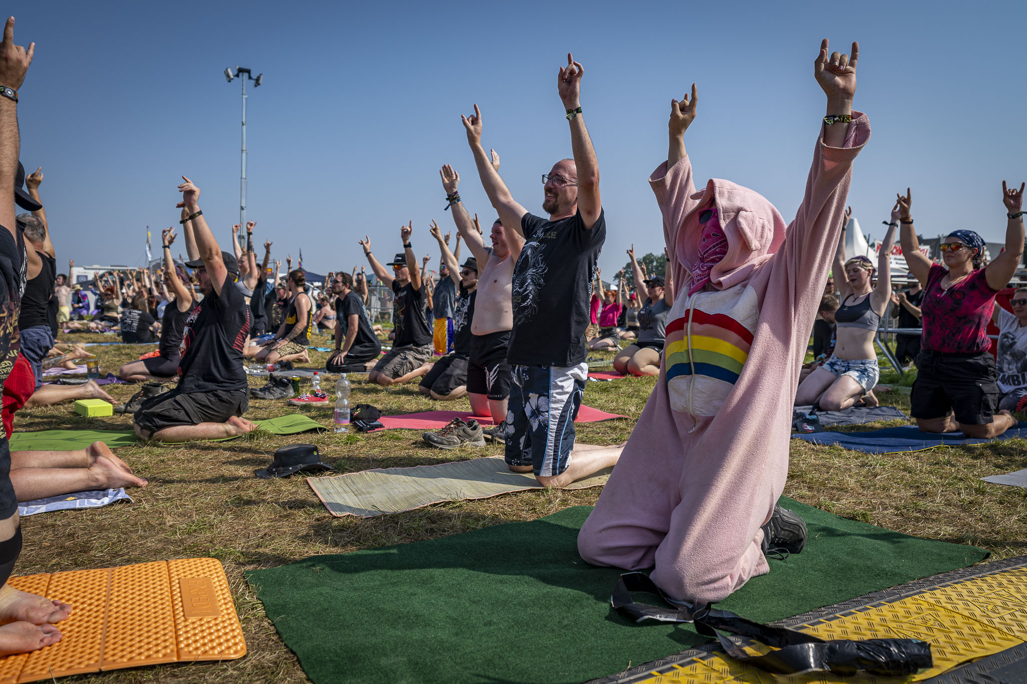 Bild vom Metal Yoga auf dem Summer Breeze 2025
