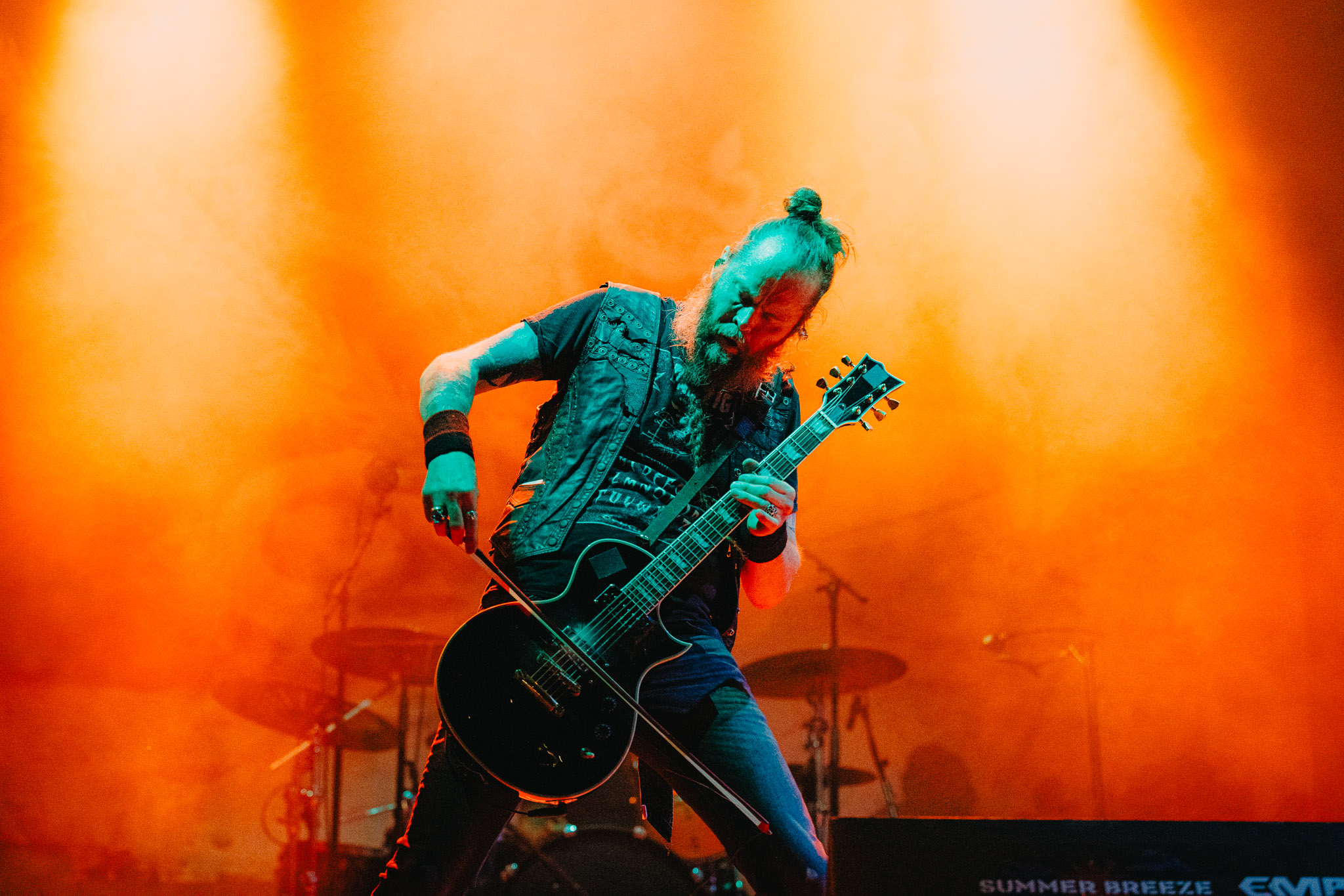 Bild vom Liveauftritt der Band Sólstafir beim Summer Breeze 2025