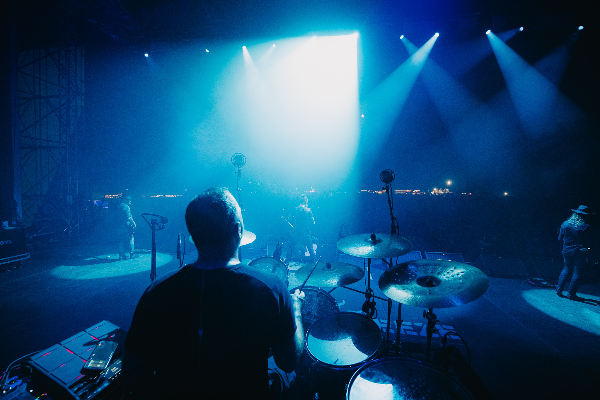 Bild vom Liveauftritt der Band Sólstafir beim Summer Breeze 2025