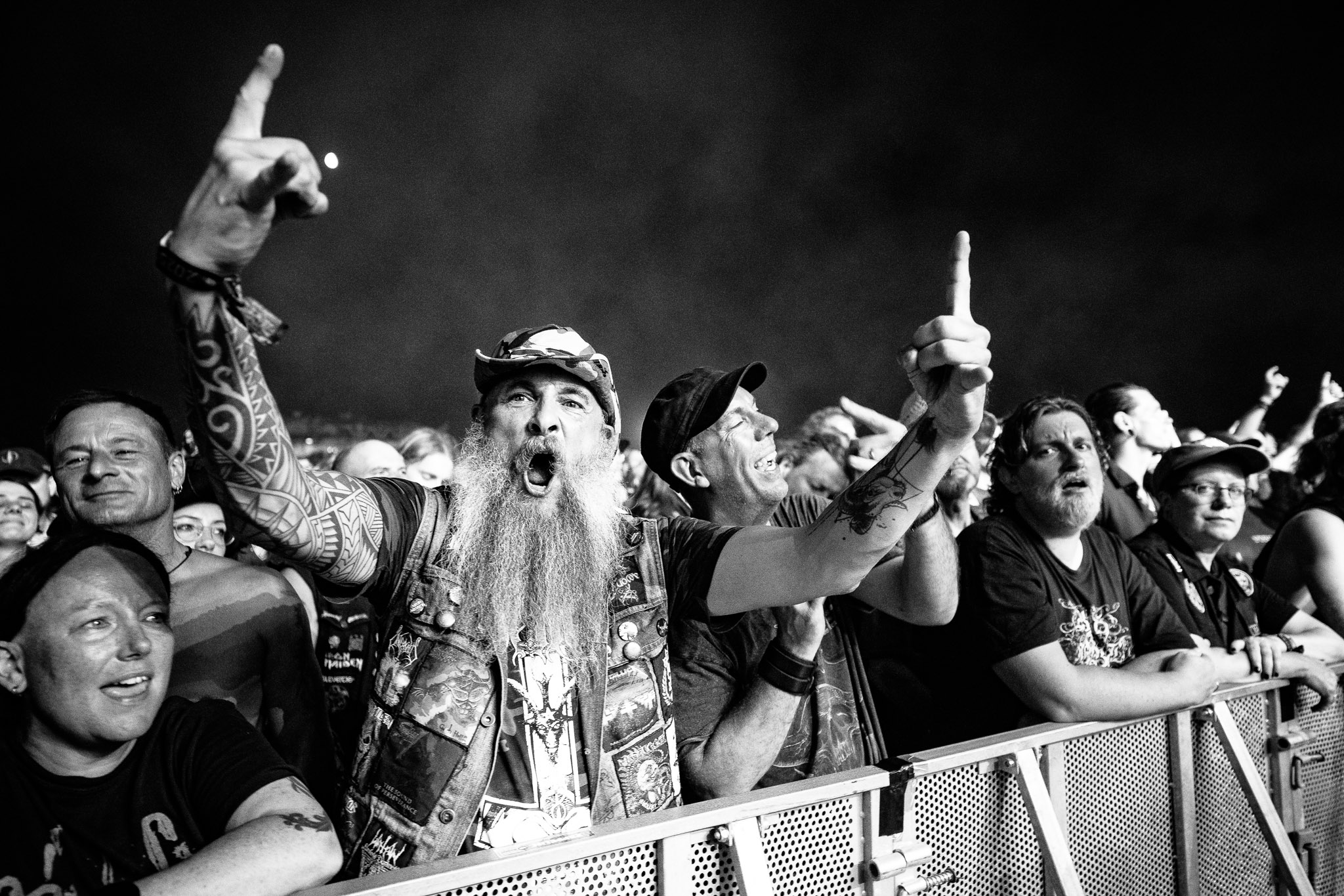 Bild vom Liveauftritt der Band Sólstafir beim Summer Breeze 2025