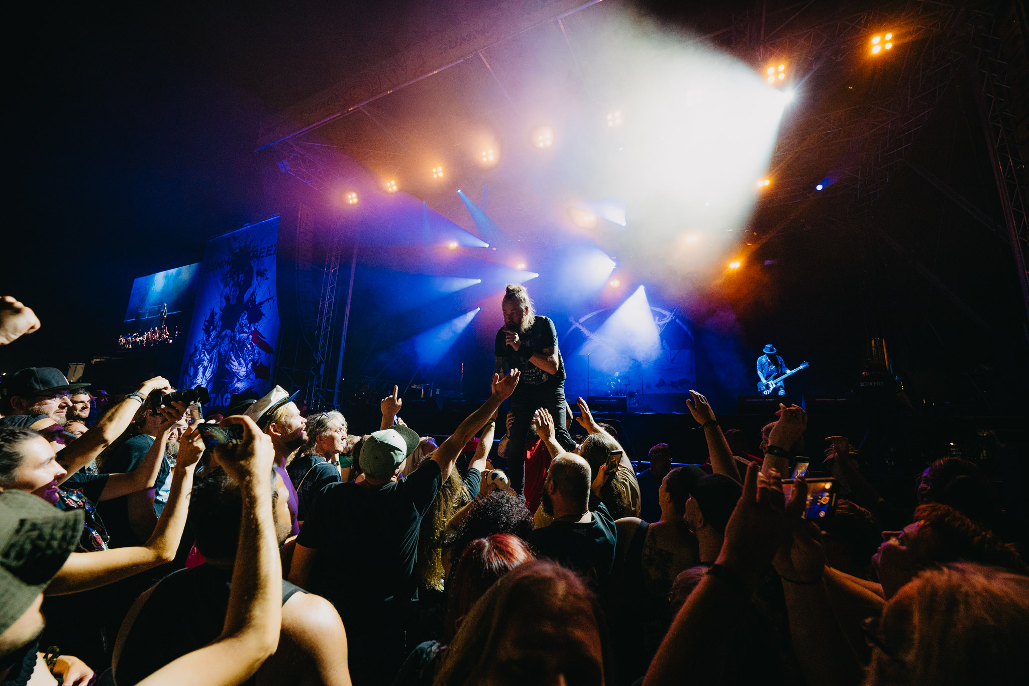 Bild vom Liveauftritt der Band Sólstafir beim Summer Breeze 2025