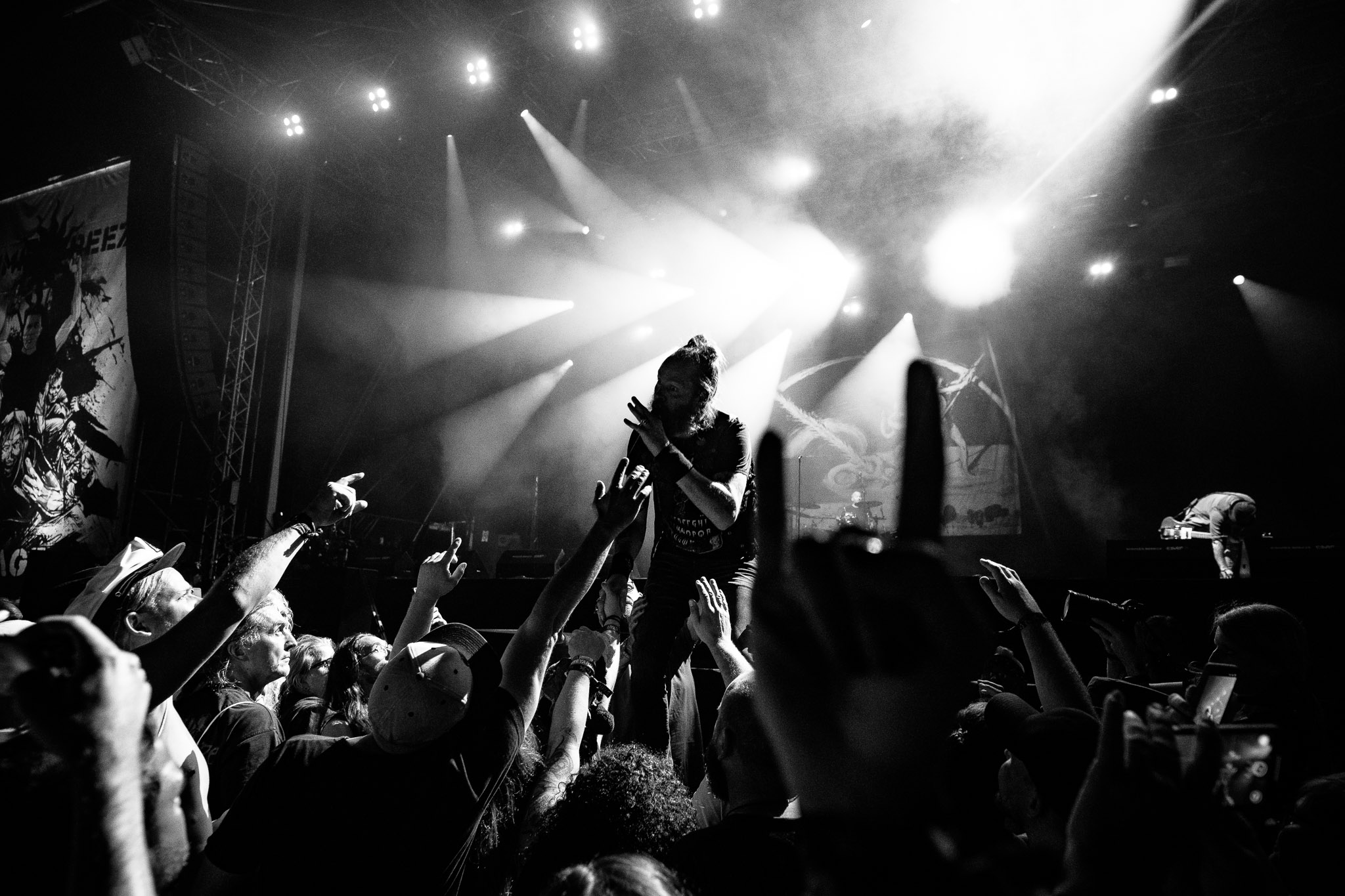 Bild vom Liveauftritt der Band Sólstafir beim Summer Breeze 2025