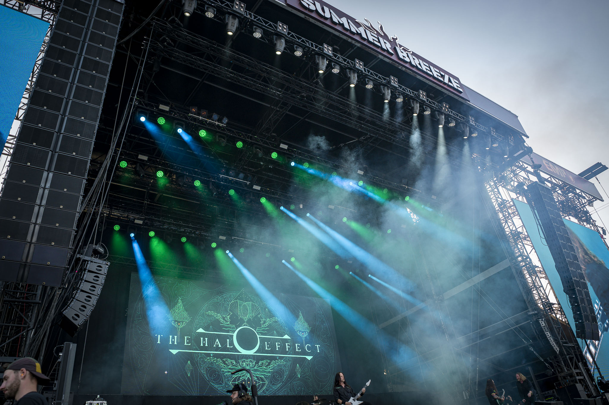 Bild vom Liveauftritt der Band The Halo Effect beim Summer Breeze 2025