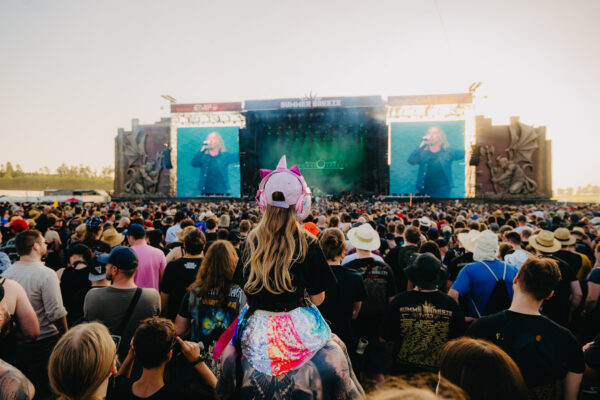Bild vom Liveauftritt der Band The Halo Effect beim Summer Breeze 2025