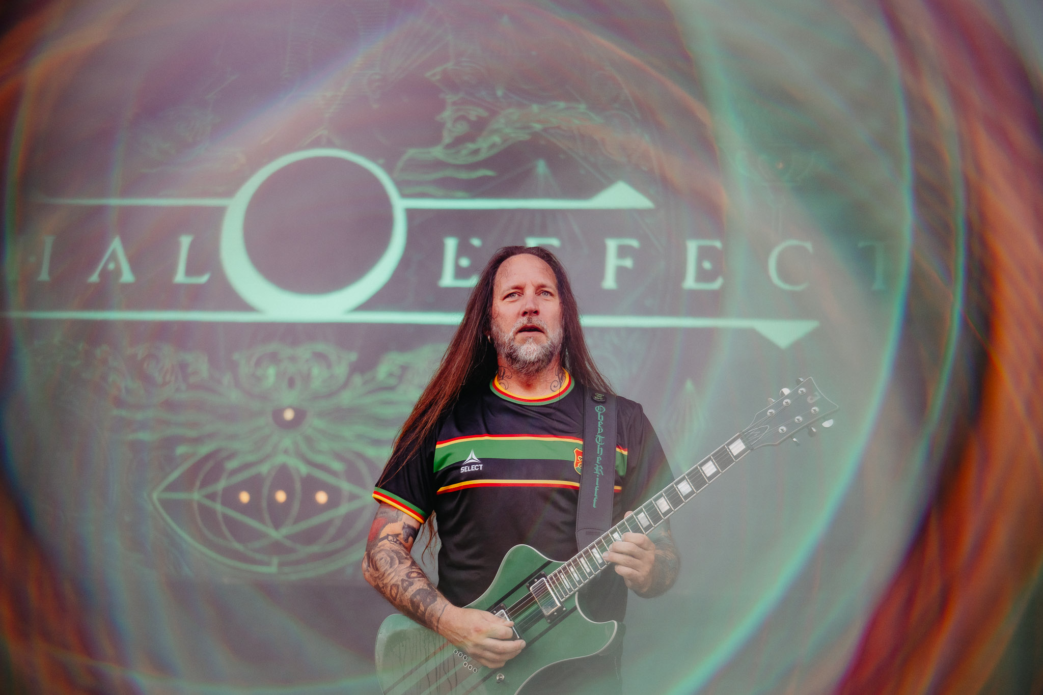 Bild vom Liveauftritt der Band The Halo Effect beim Summer Breeze 2025