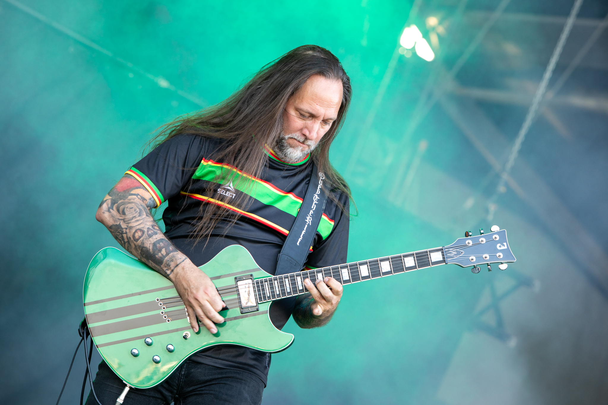 Bild vom Liveauftritt der Band The Halo Effect beim Summer Breeze 2025