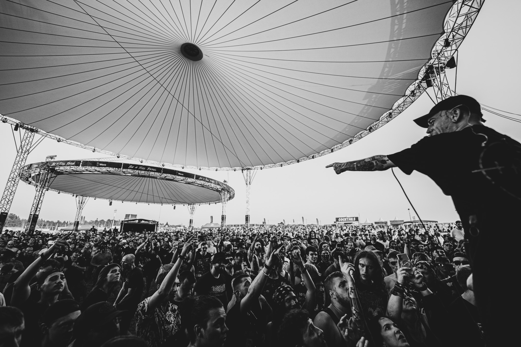 Bild vom Liveauftritt der Band to the grave beim Summer Breeze 2025