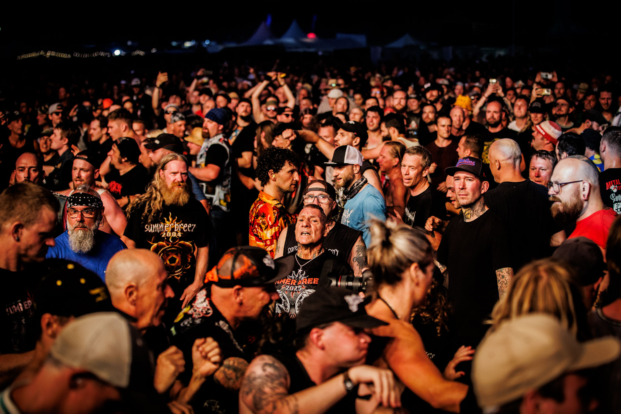 Bild vom Liveauftritt der Band Agnostic Front beim Summer Breeze 2025