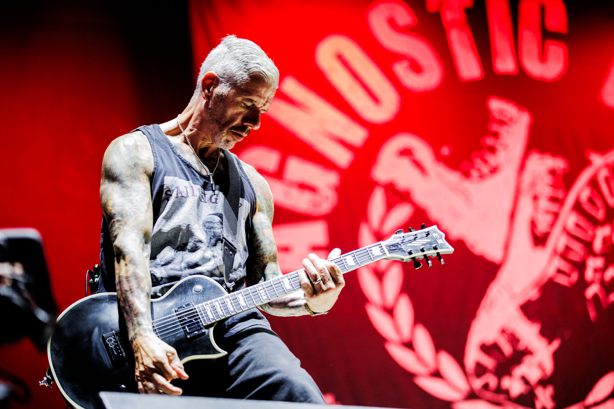 Bild vom Liveauftritt der Band Agnostic Front beim Summer Breeze 2025