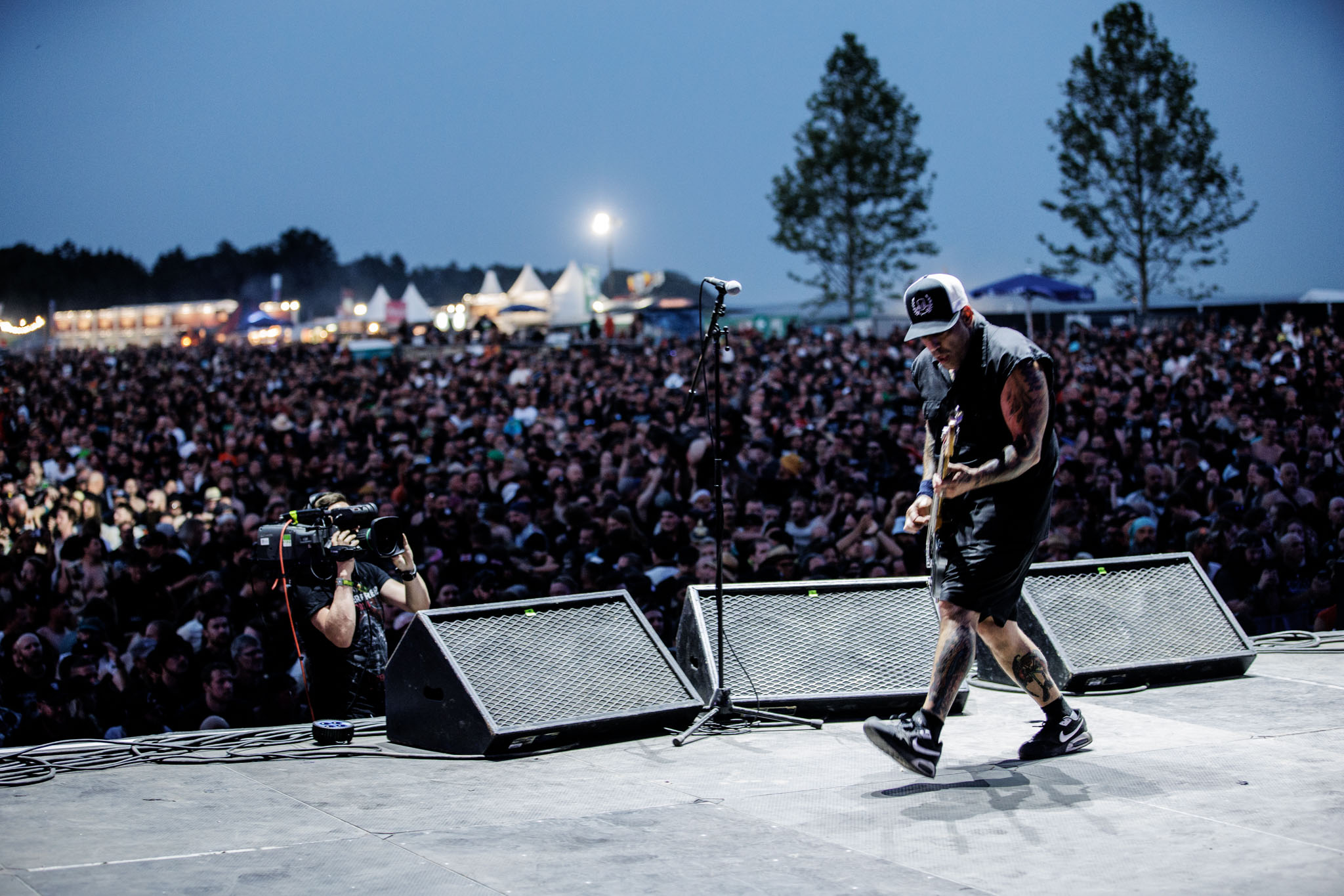 Bild vom Liveauftritt der Band Agnostic Front beim Summer Breeze 2025