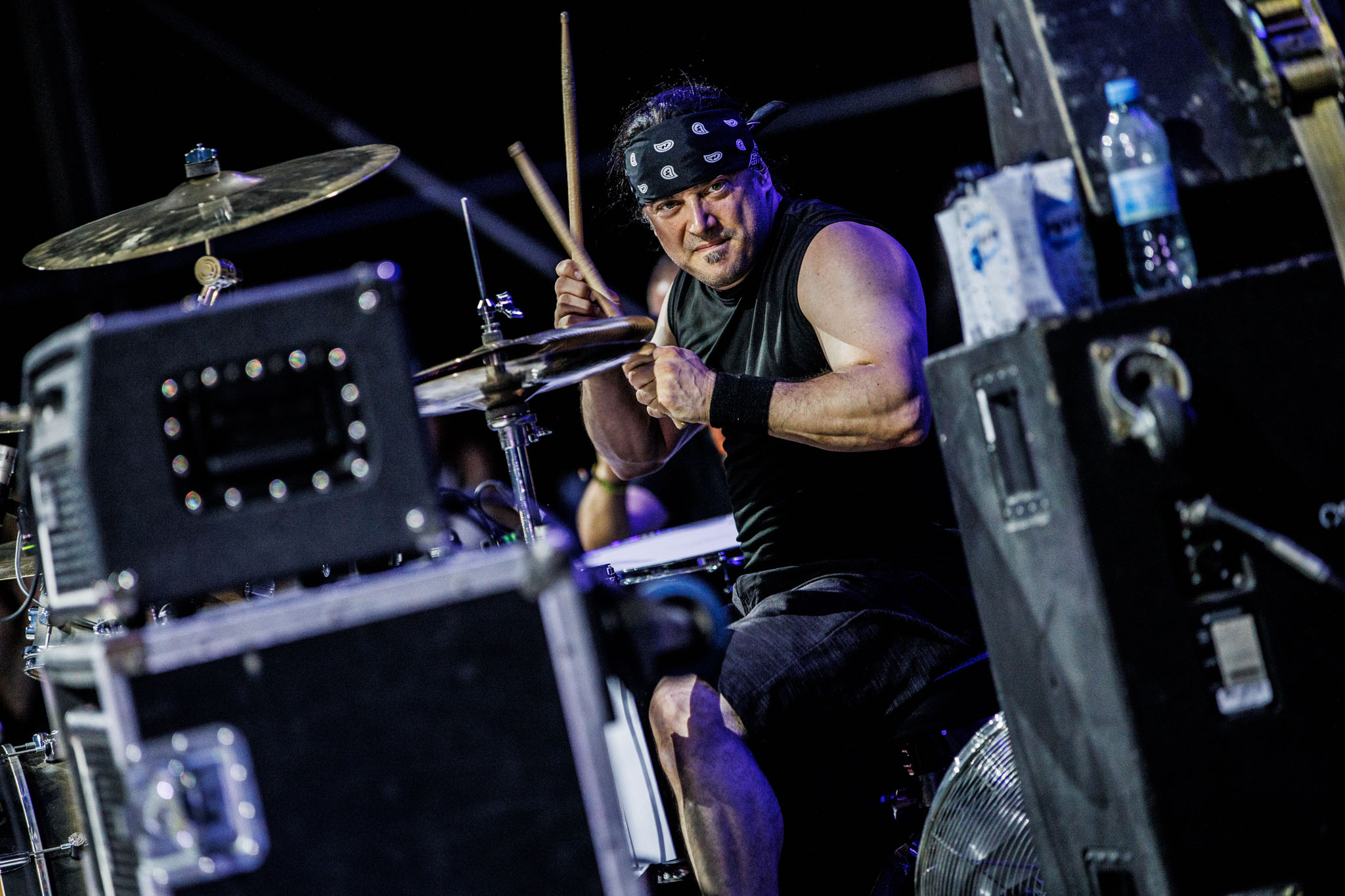 Bild vom Liveauftritt der Band Agnostic Front beim Summer Breeze 2025