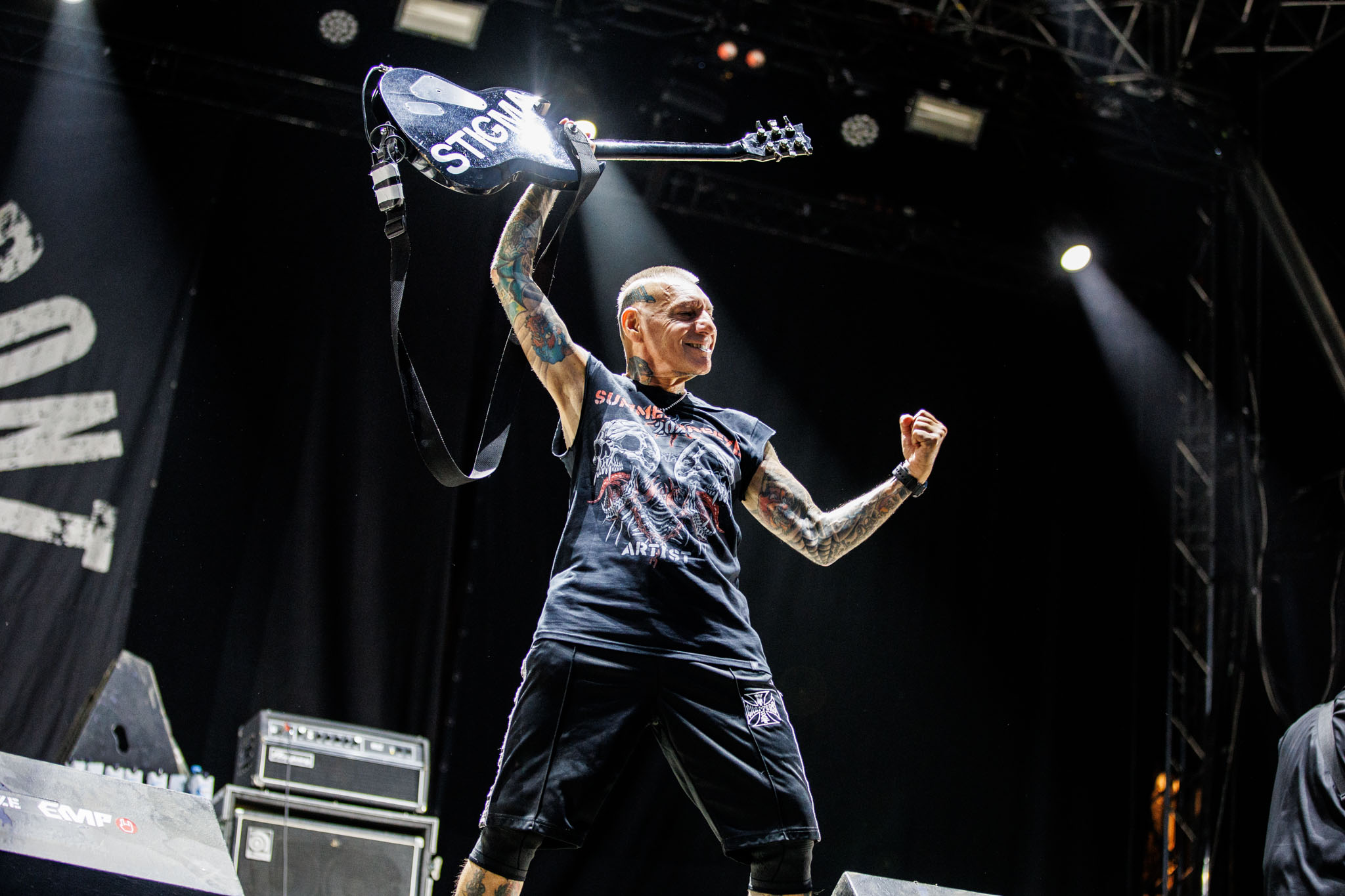 Bild vom Liveauftritt der Band Agnostic Front beim Summer Breeze 2025