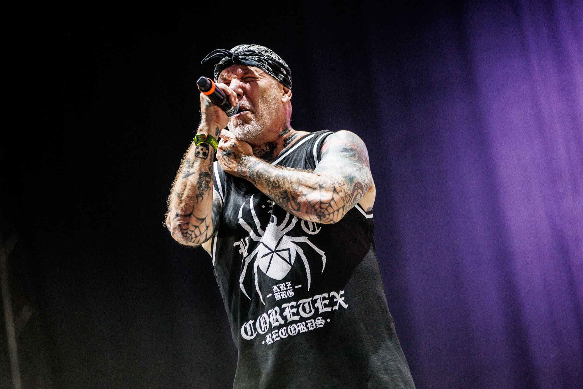 Bild vom Liveauftritt der Band Agnostic Front beim Summer Breeze 2025