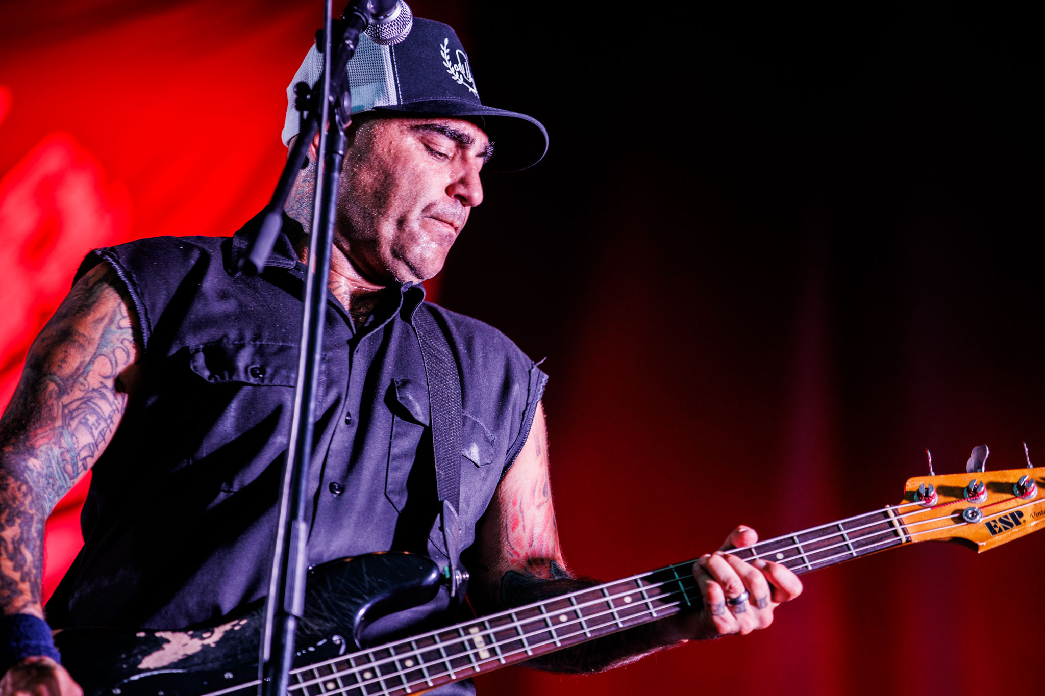 Bild vom Liveauftritt der Band Agnostic Front beim Summer Breeze 2025