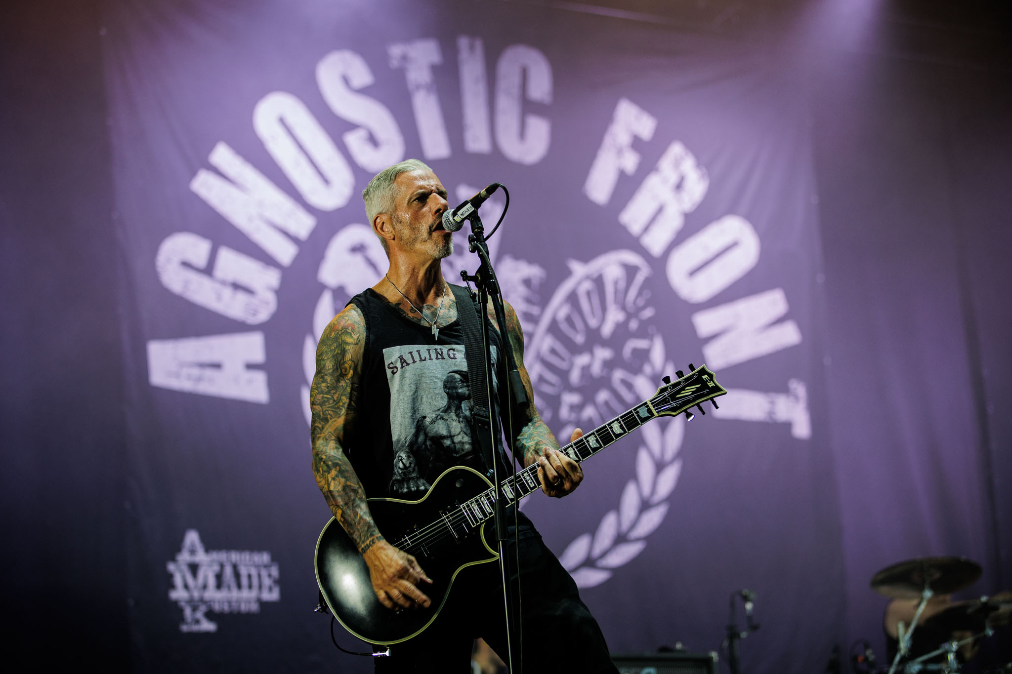 Bild vom Liveauftritt der Band Agnostic Front beim Summer Breeze 2025