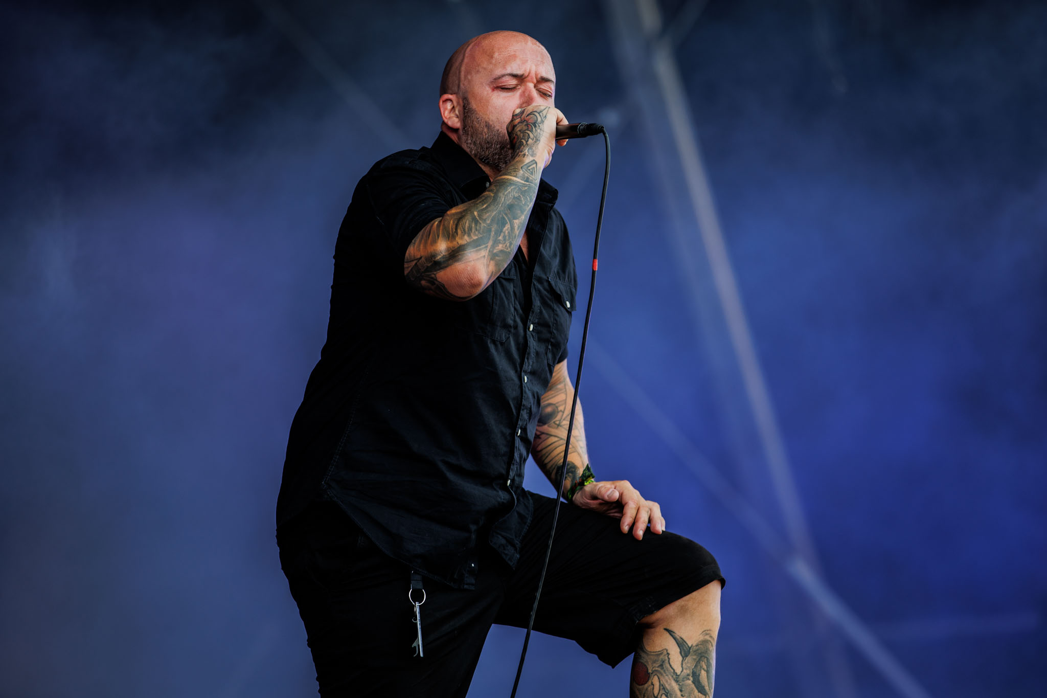 Bild vom Liveauftritt der Band Benighted beim Summer Breeze