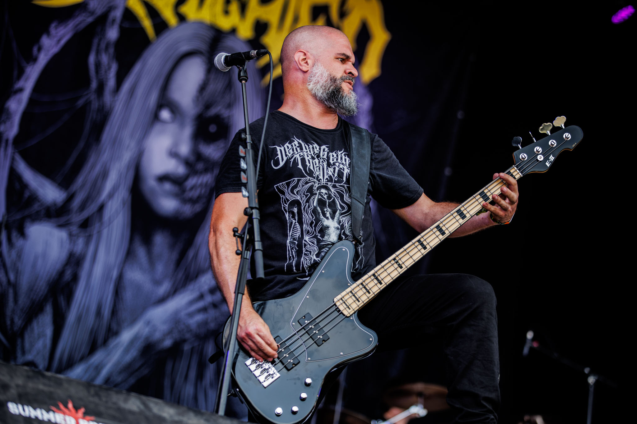 Bild vom Liveauftritt der Band Benighted beim Summer Breeze