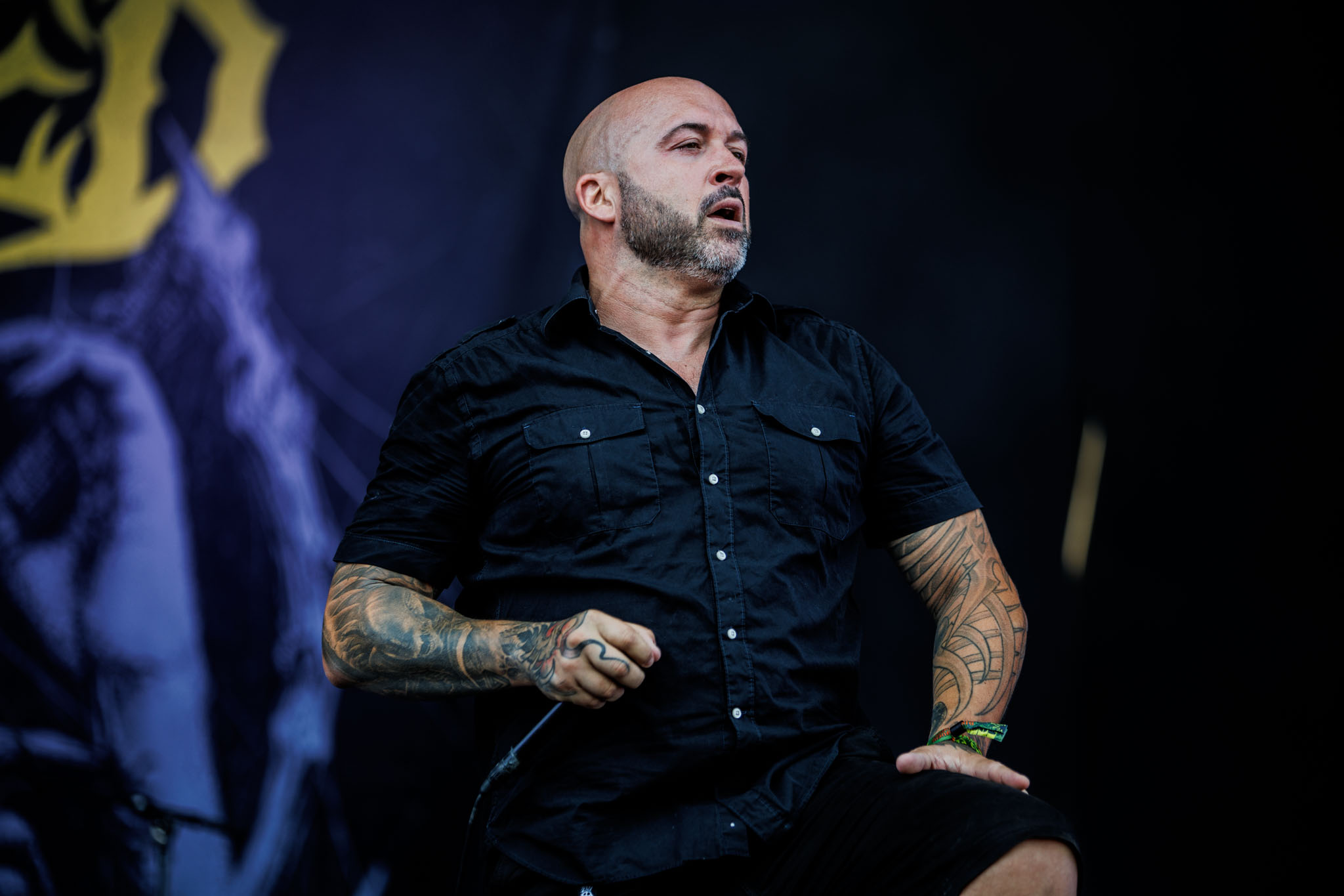 Bild vom Liveauftritt der Band Benighted beim Summer Breeze