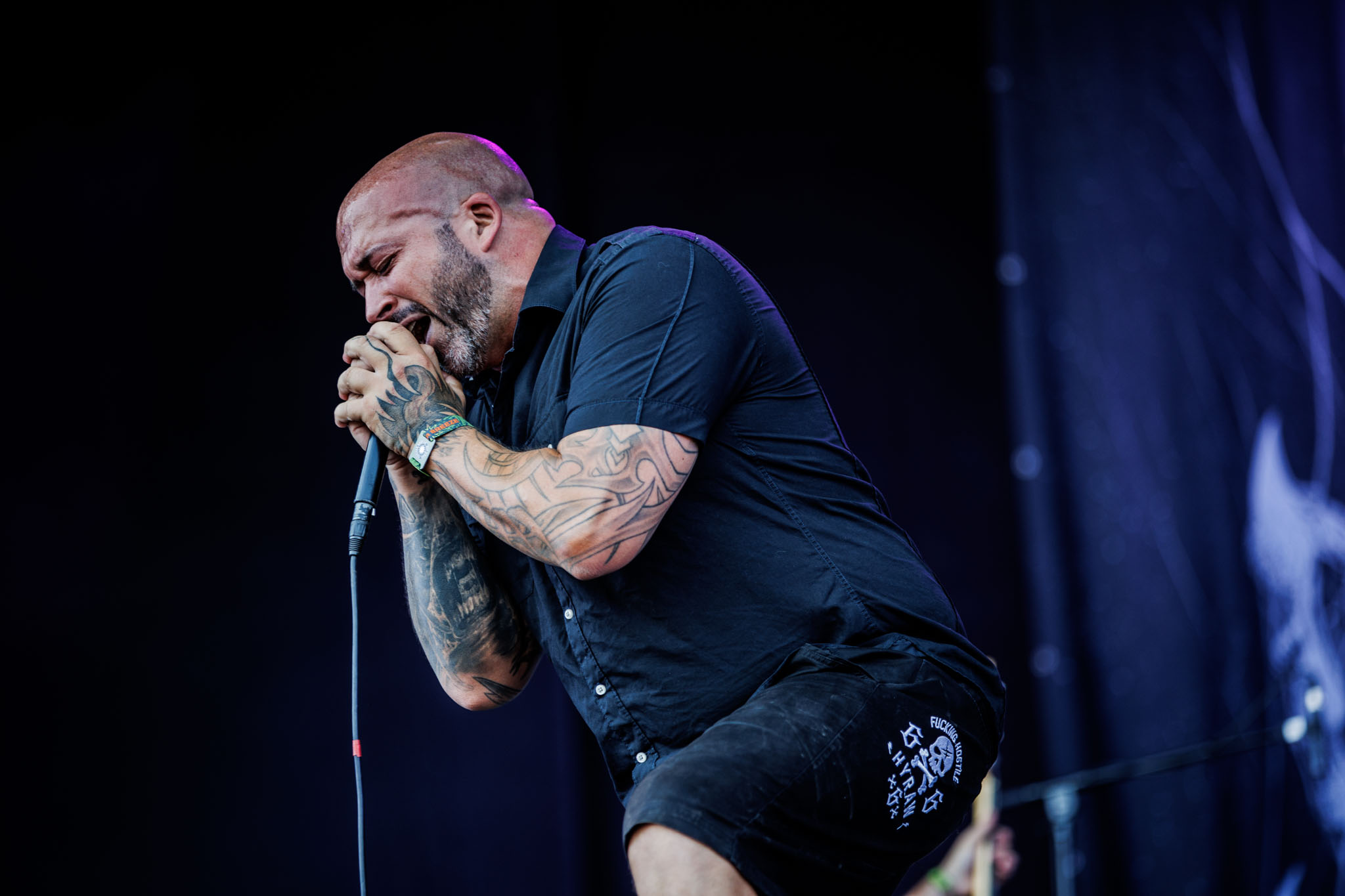 Bild vom Liveauftritt der Band Benighted beim Summer Breeze