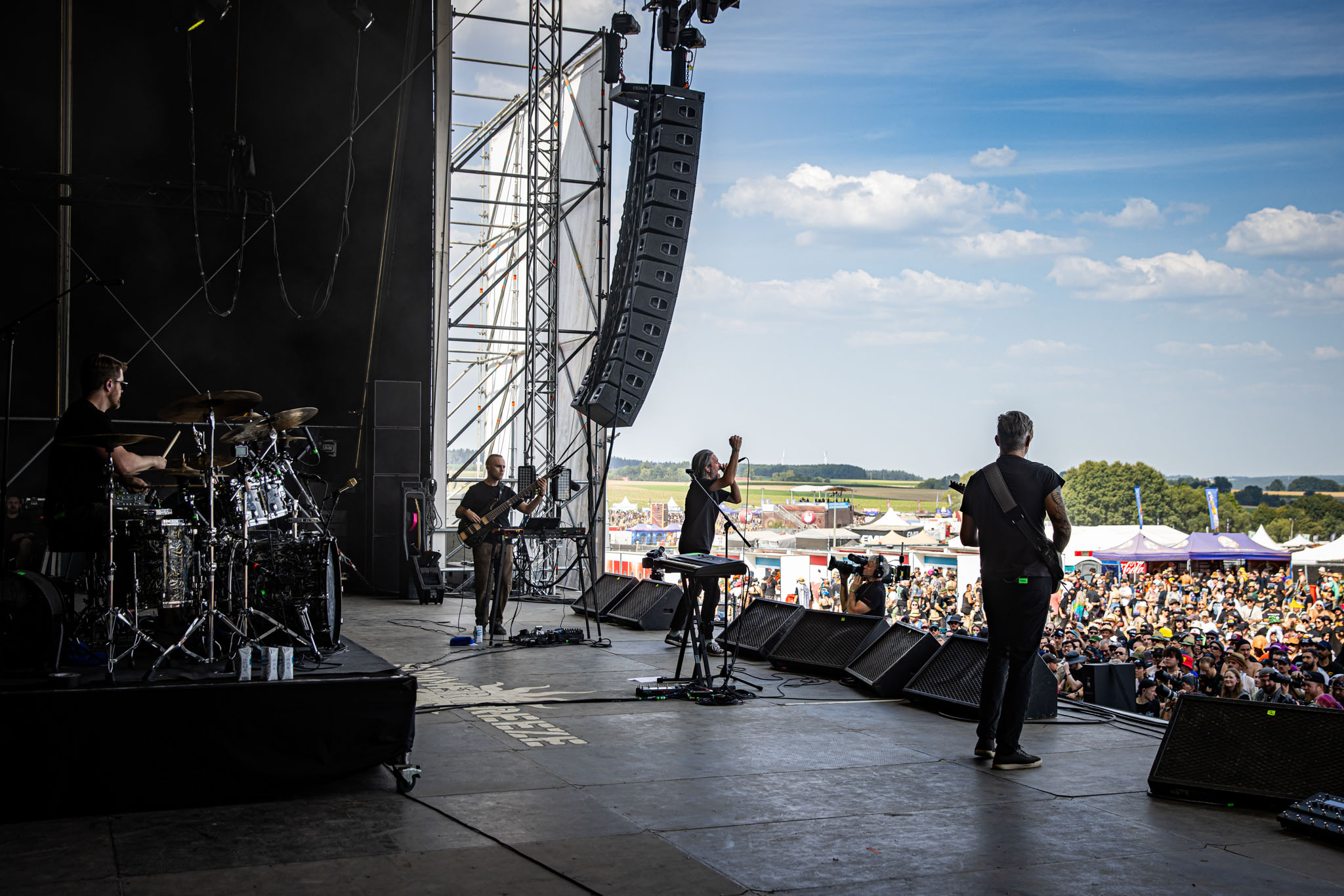 Bild vom Liveauftritt der Band Between the buried and me beim Summer Breeze