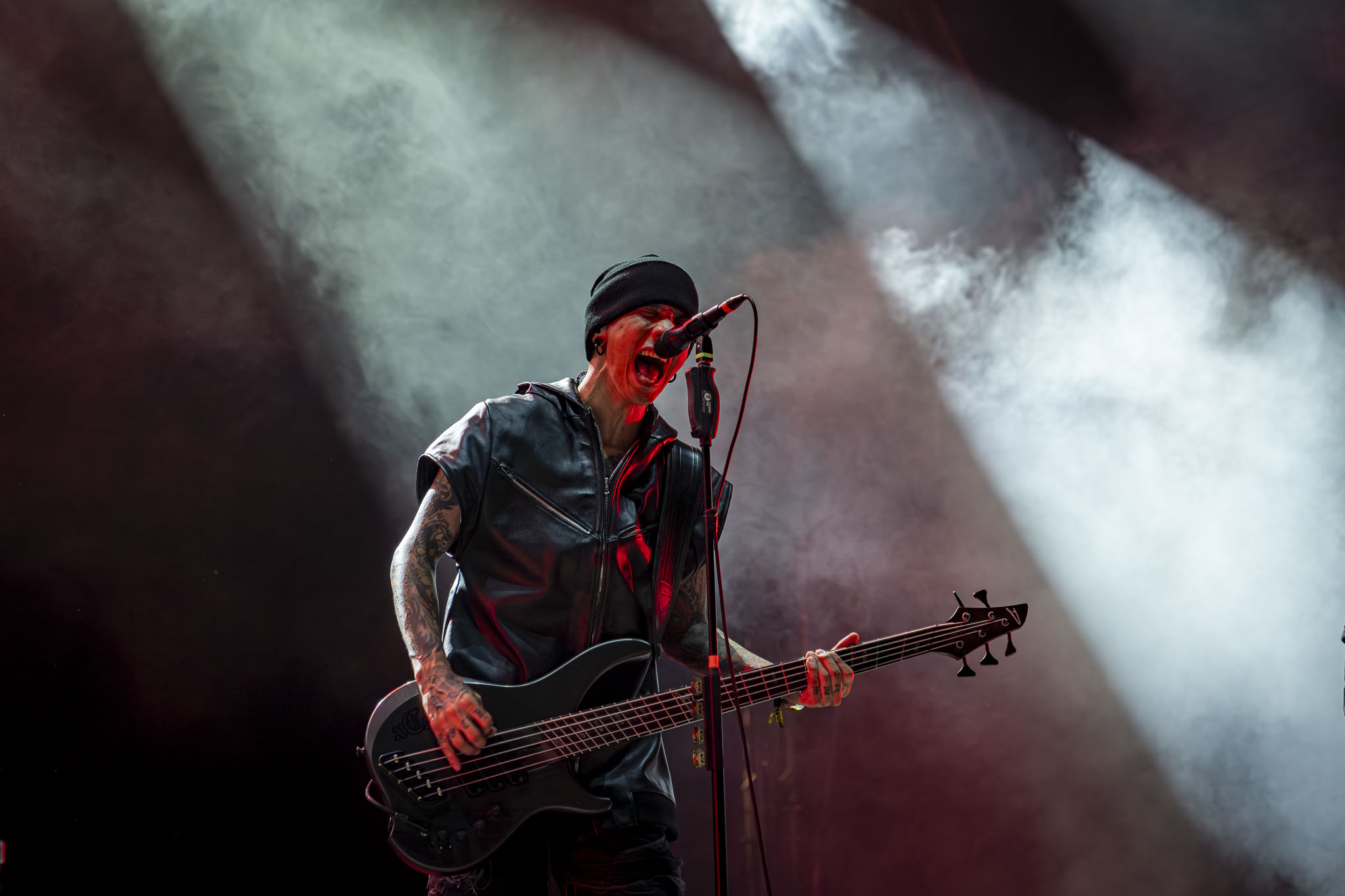 Bild vom Liveauftritt der Band Coldrain beim Summer Breeze 2025