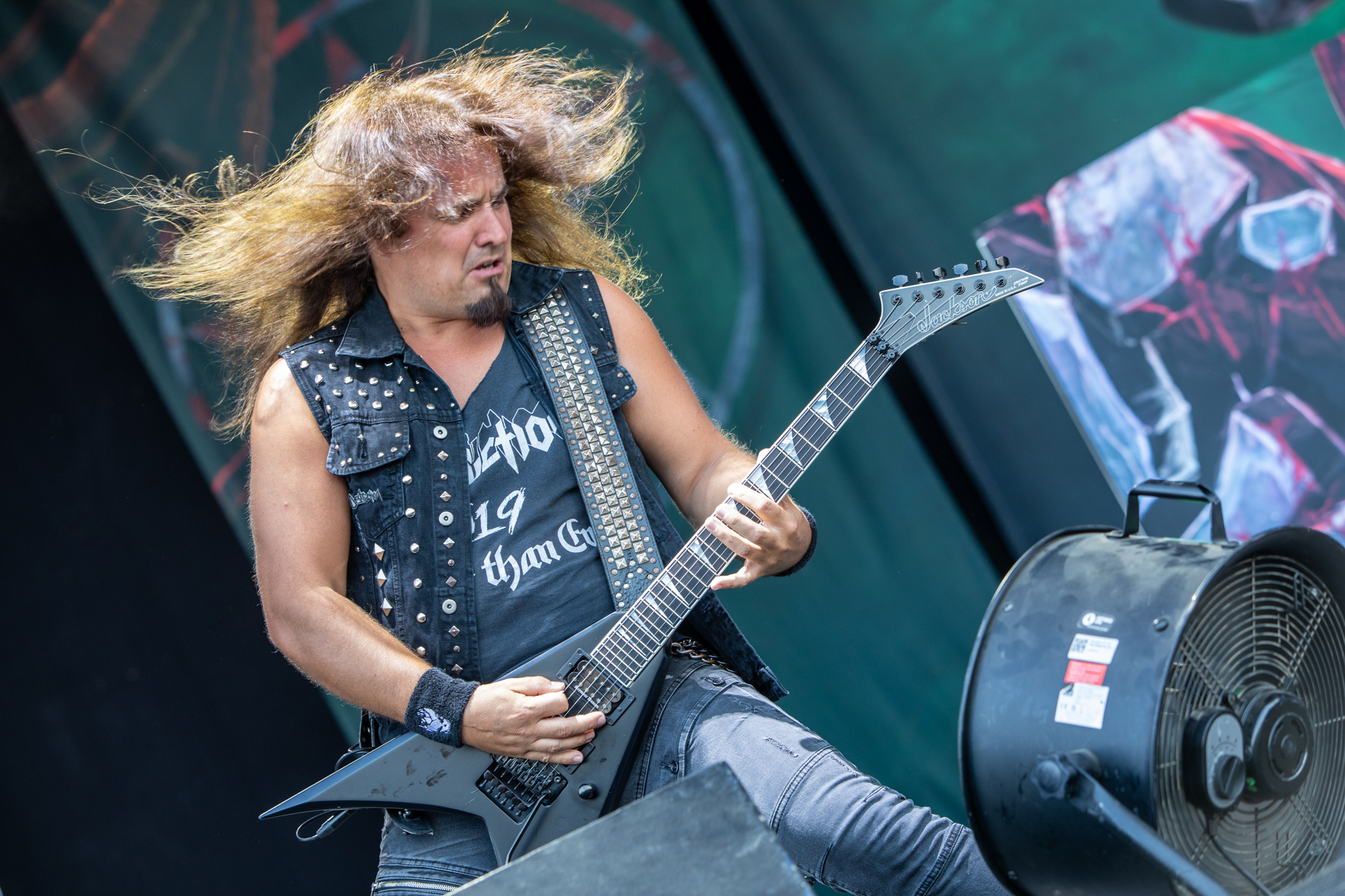 Bild vom Liveauftritt der Band Destruction beim Summer Breeze 2025