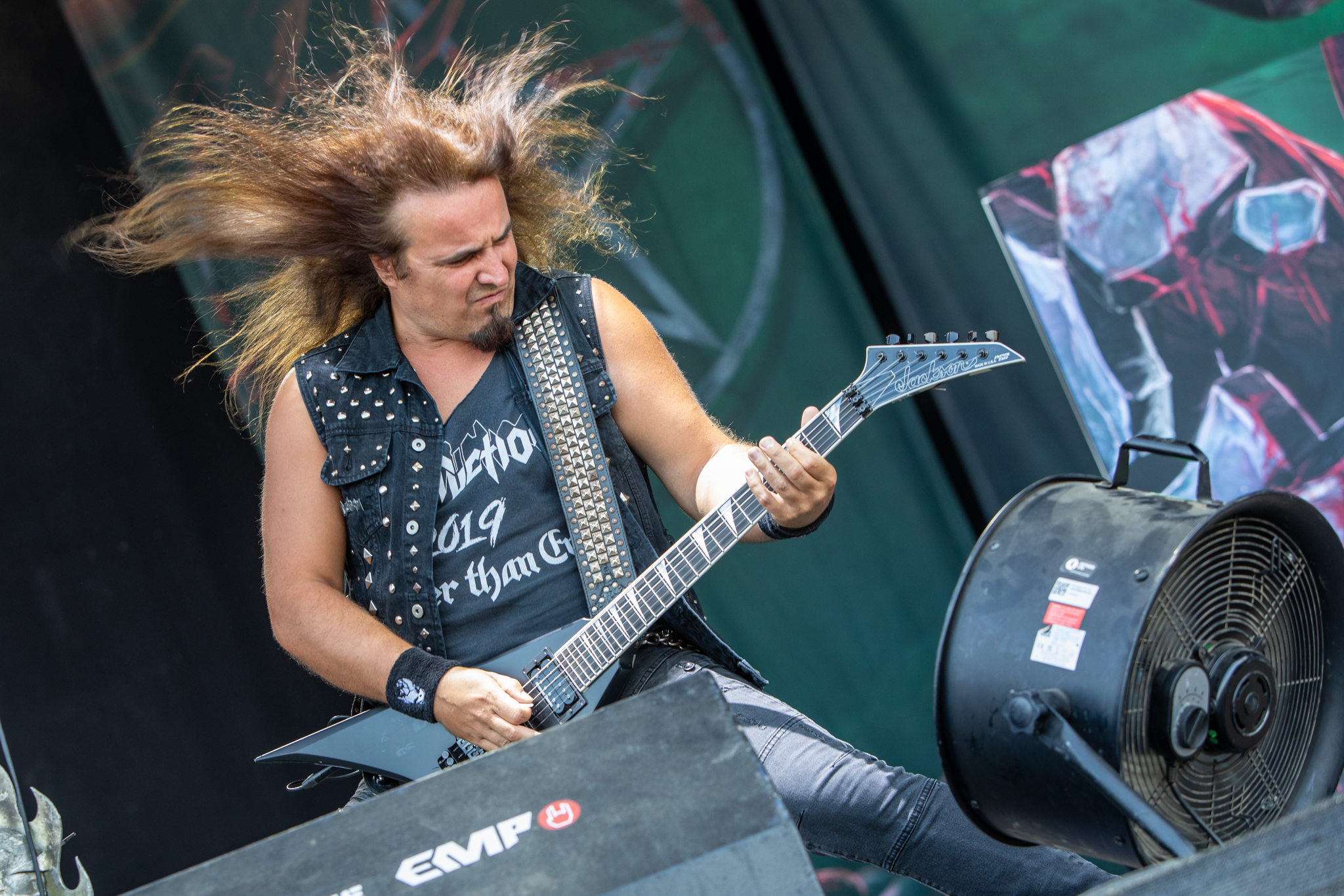 Bild vom Liveauftritt der Band Destruction beim Summer Breeze 2025